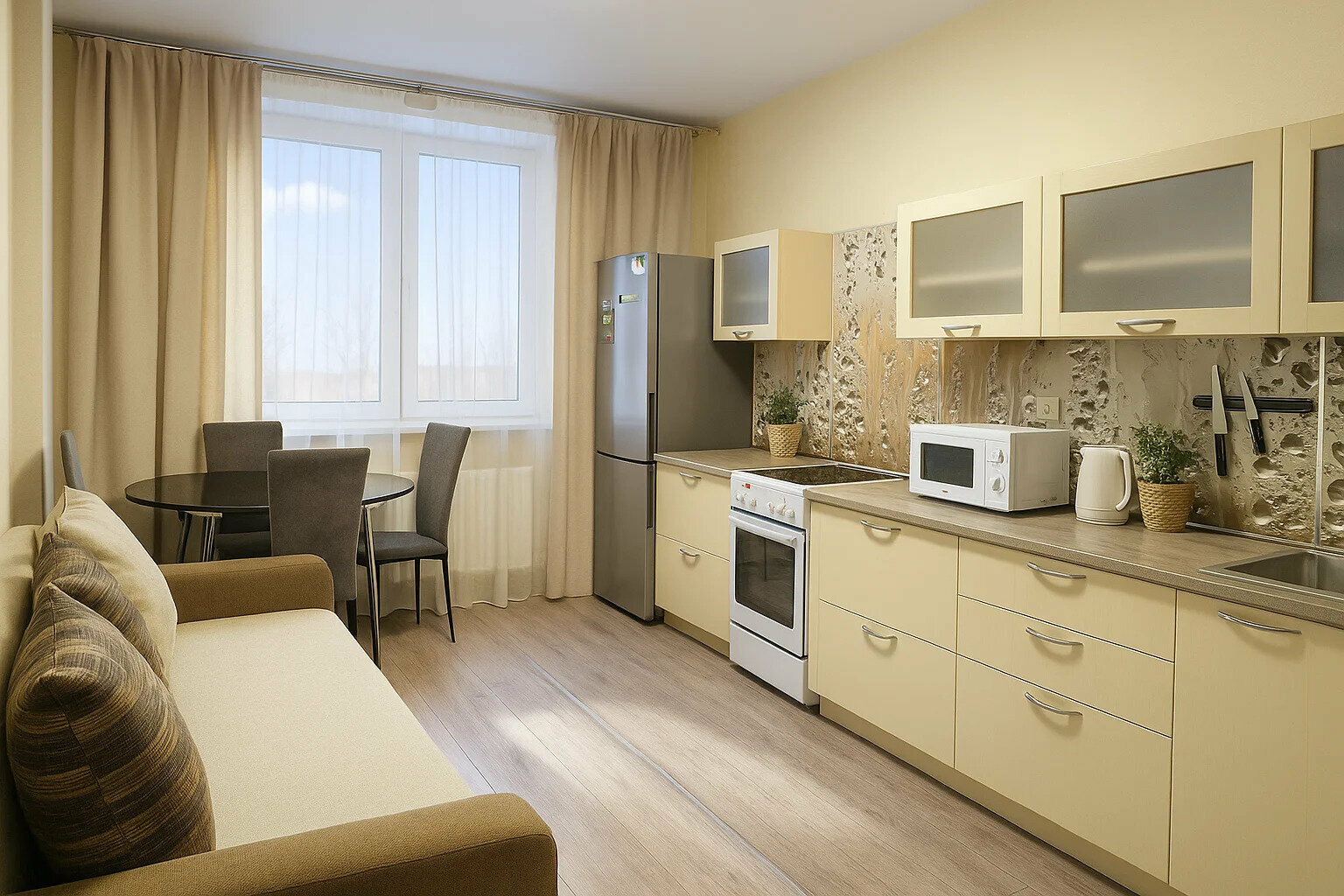 Cемейный номер с собственной ванной комнатой