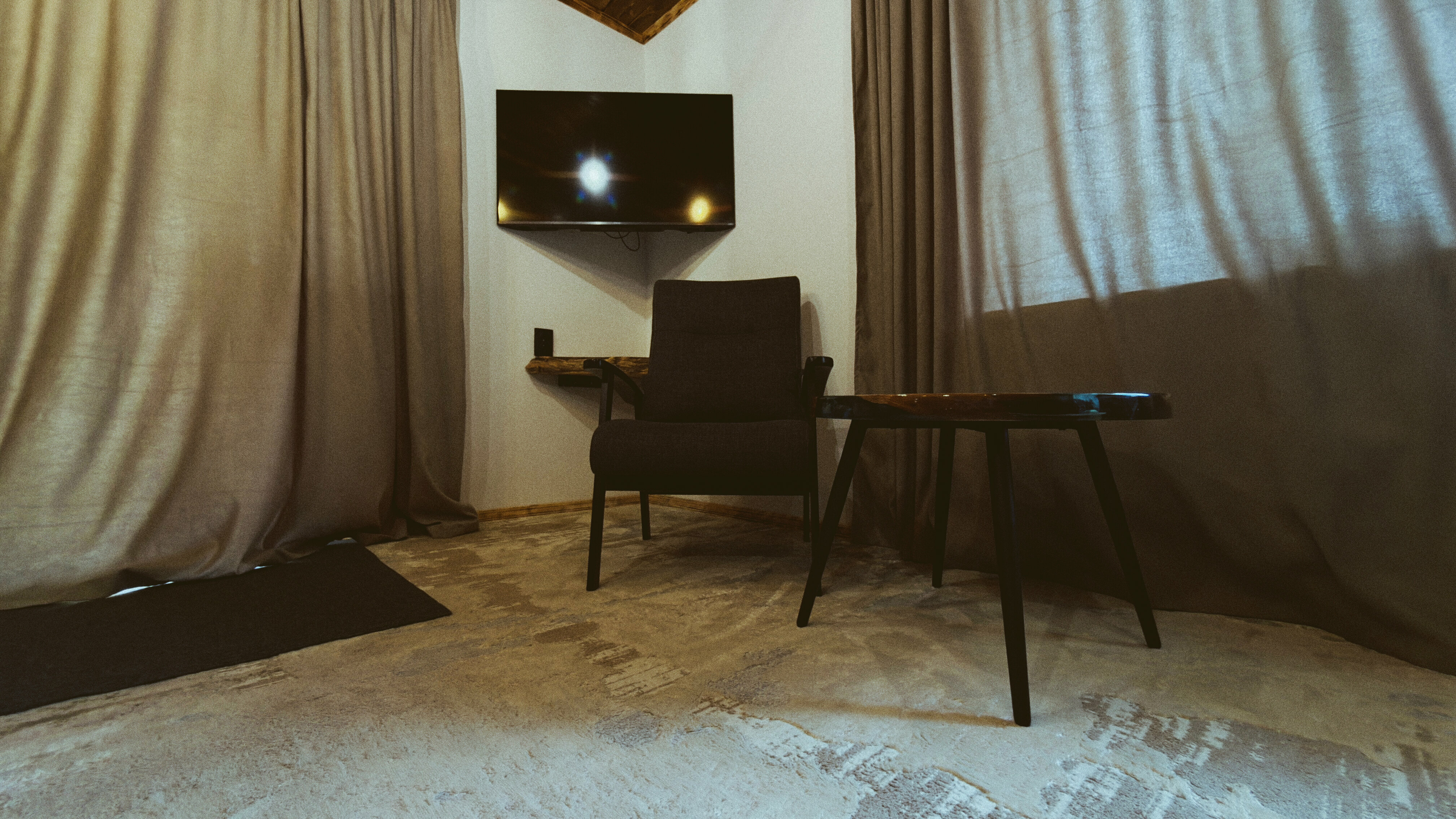 Двухместный номер с 1 кроватью и видом на горы