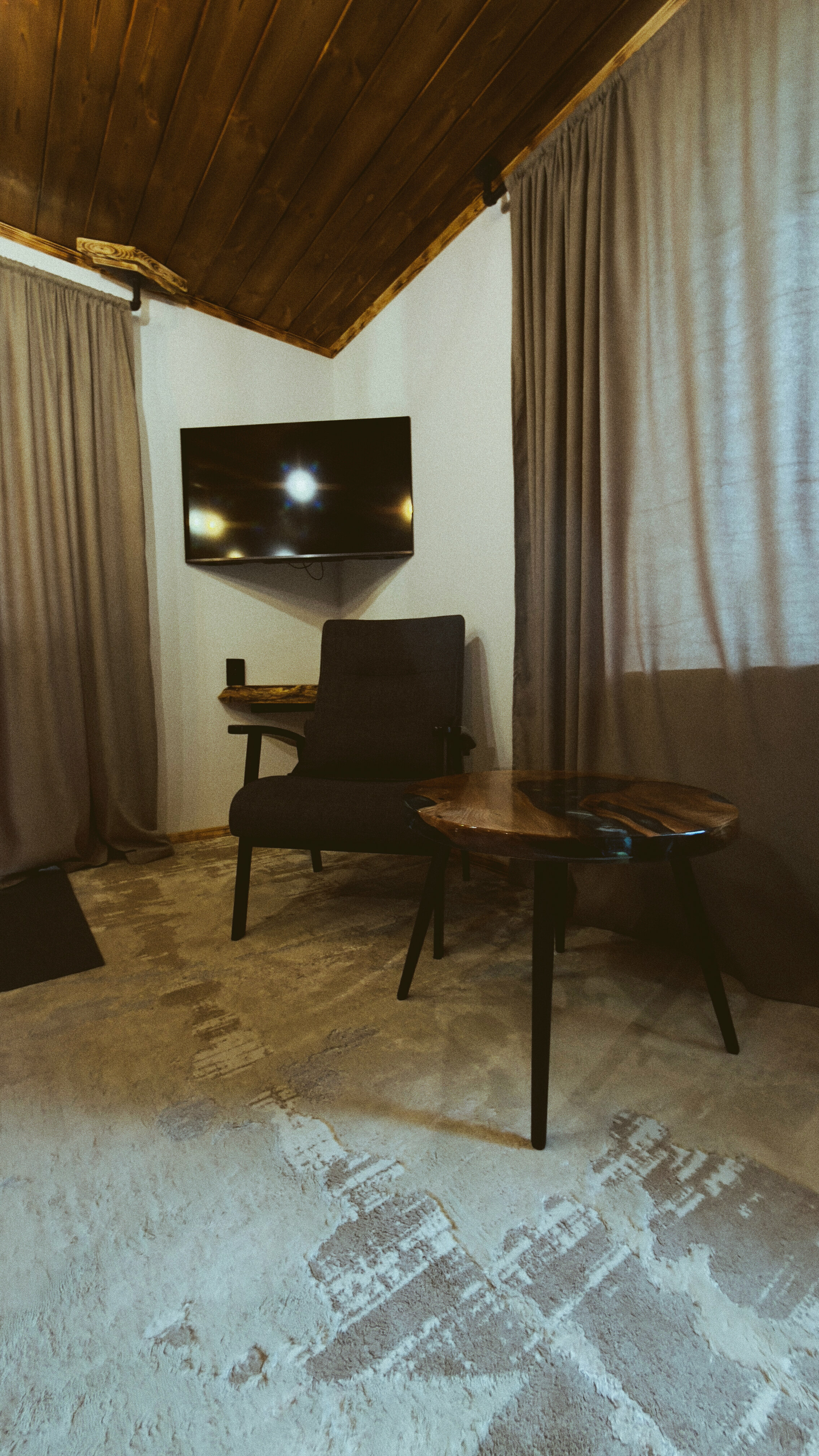 Двухместный номер с 1 кроватью и видом на горы