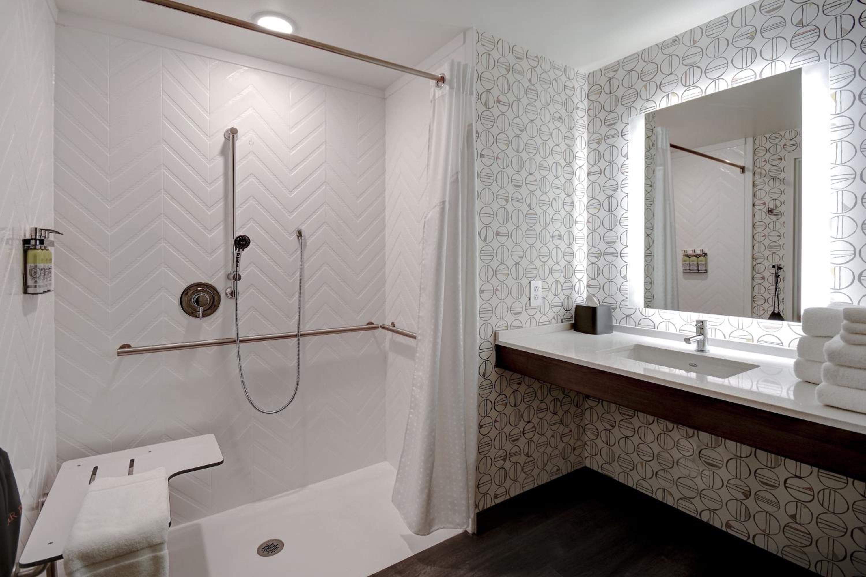 Standard King Room with Mobility Accessible Roll-In Shower