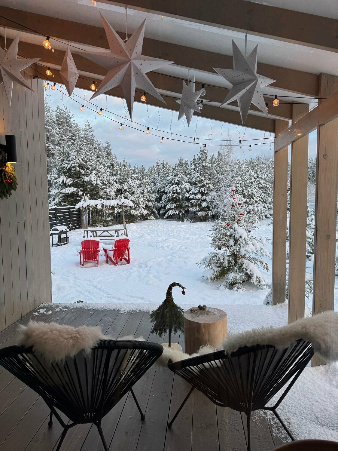 Коттедж с видом на лес