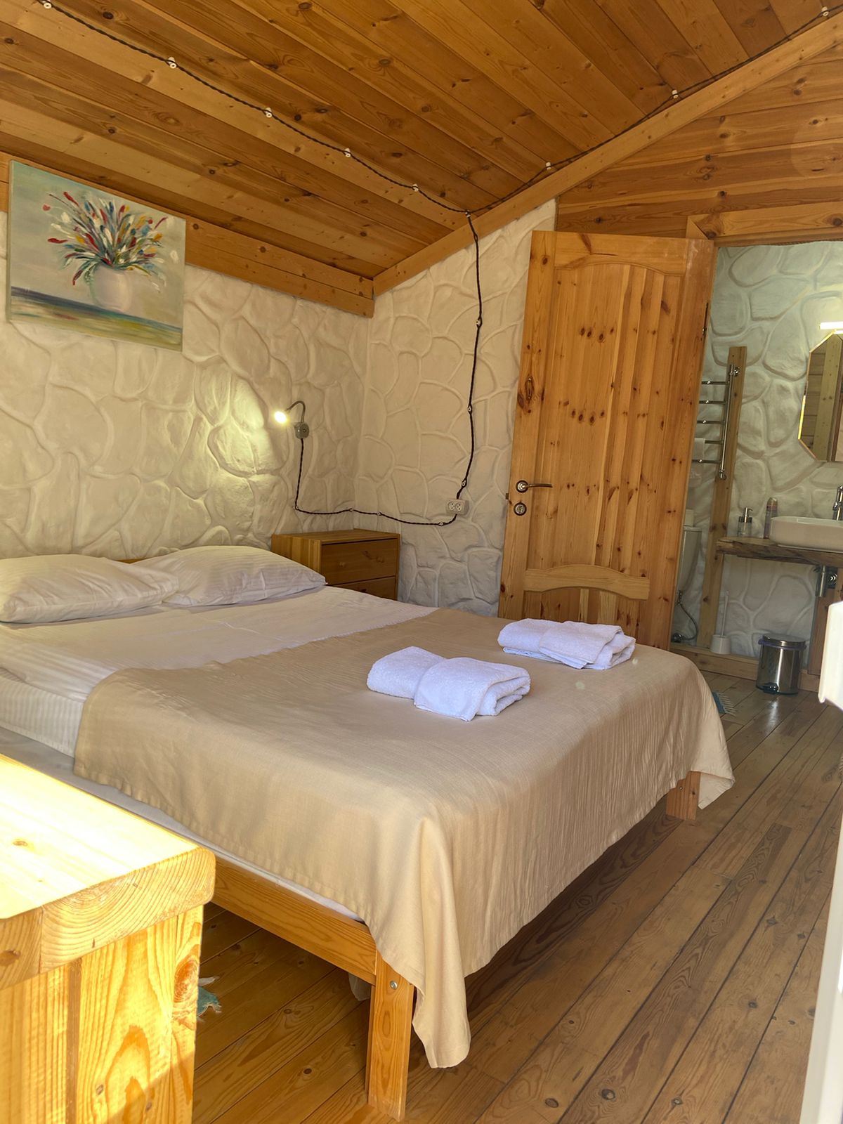 Двухместный номер с 1 кроватью и видом на горы