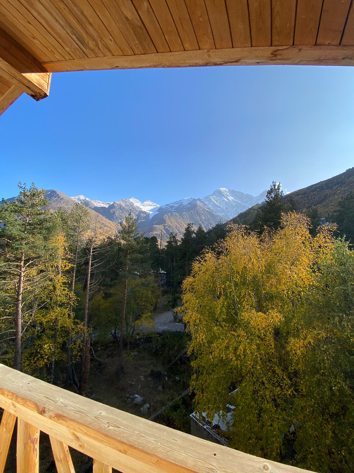 Двухместный номер с 1 кроватью и видом на горы