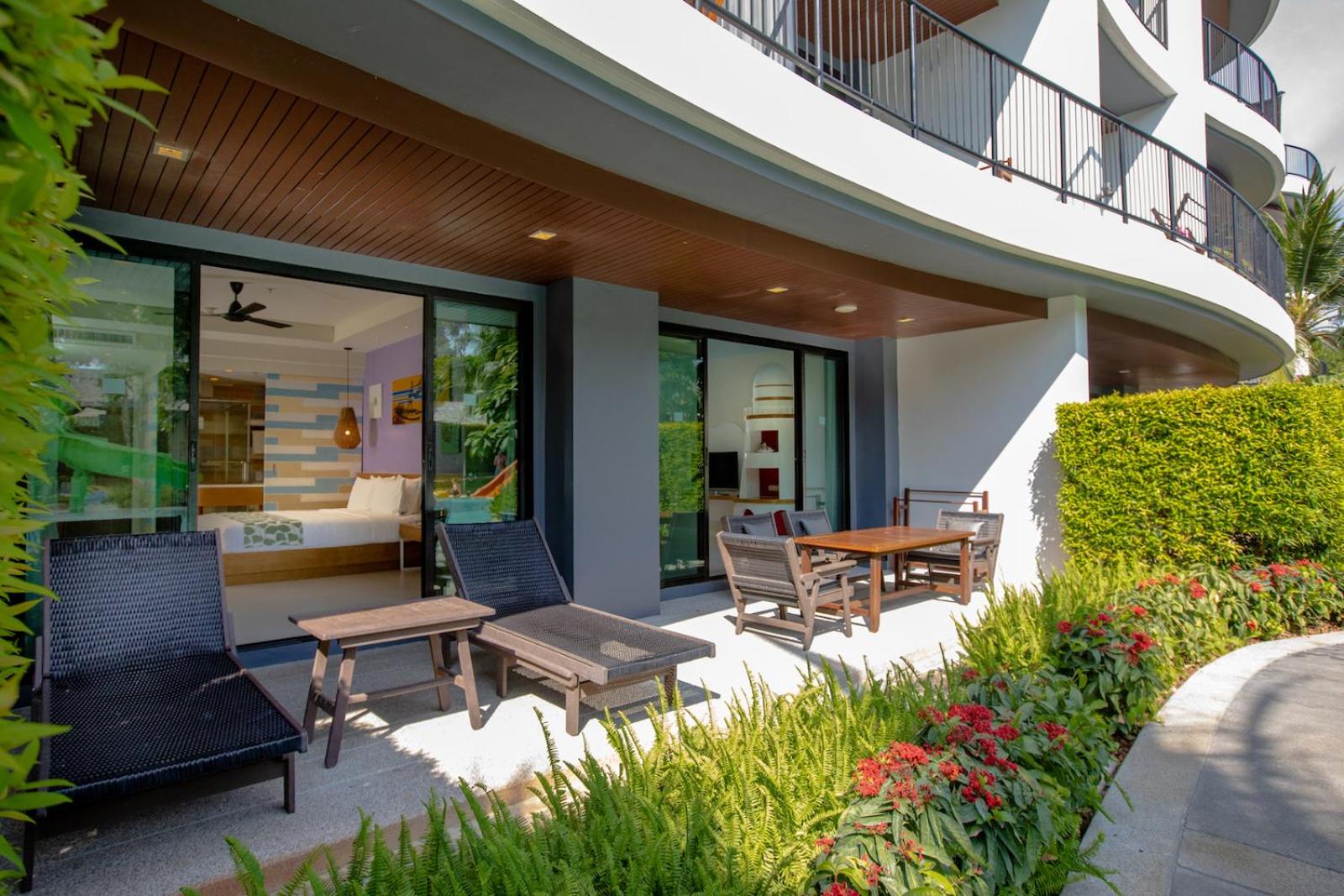 Two Bedroom Family Suite with Pool View