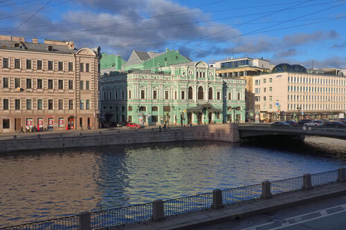 Комфорт с видом на Фонтанку 2+Д в Абажур на Фонтанке