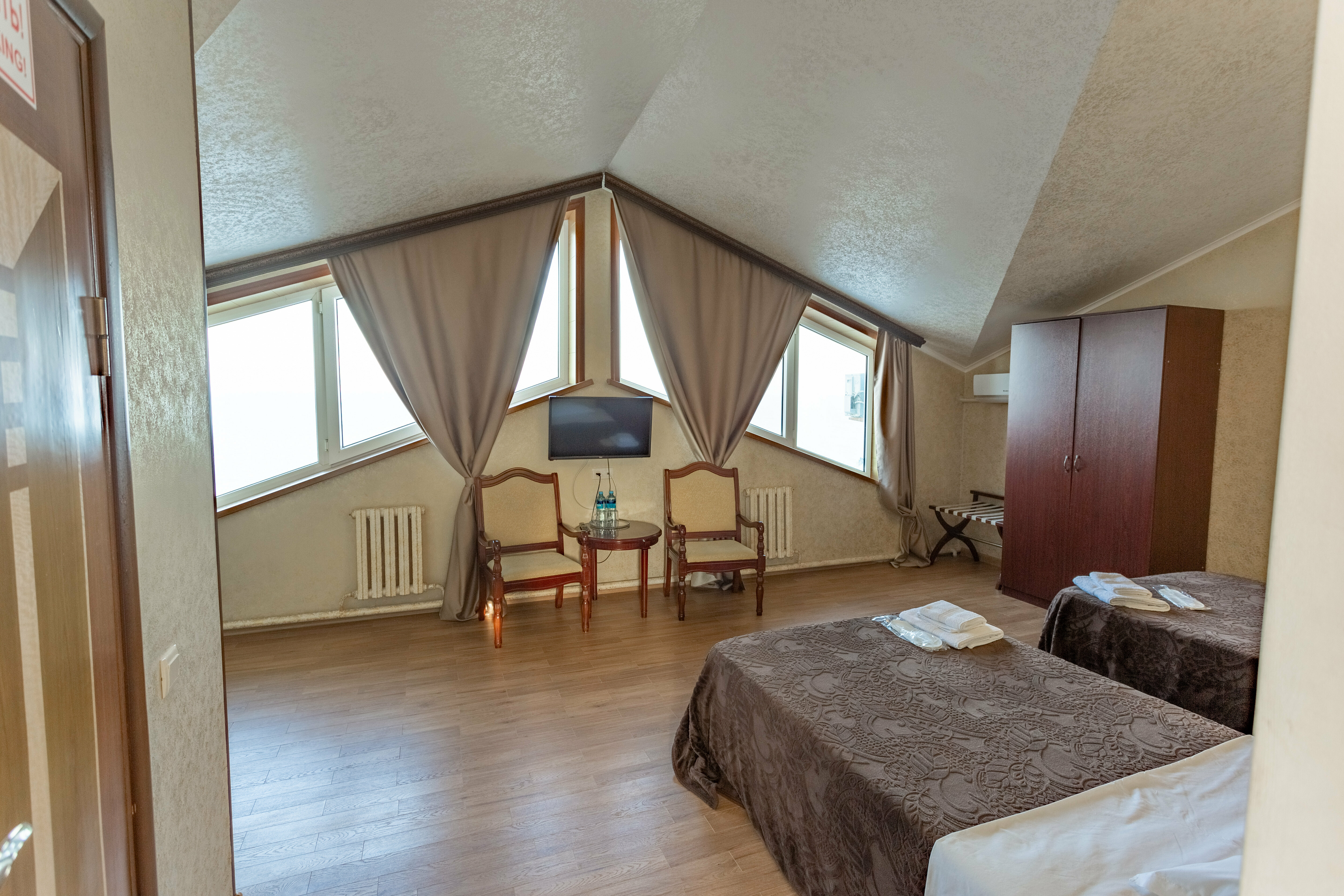 Двухместный номер с 2 отдельными кроватями, вид на море