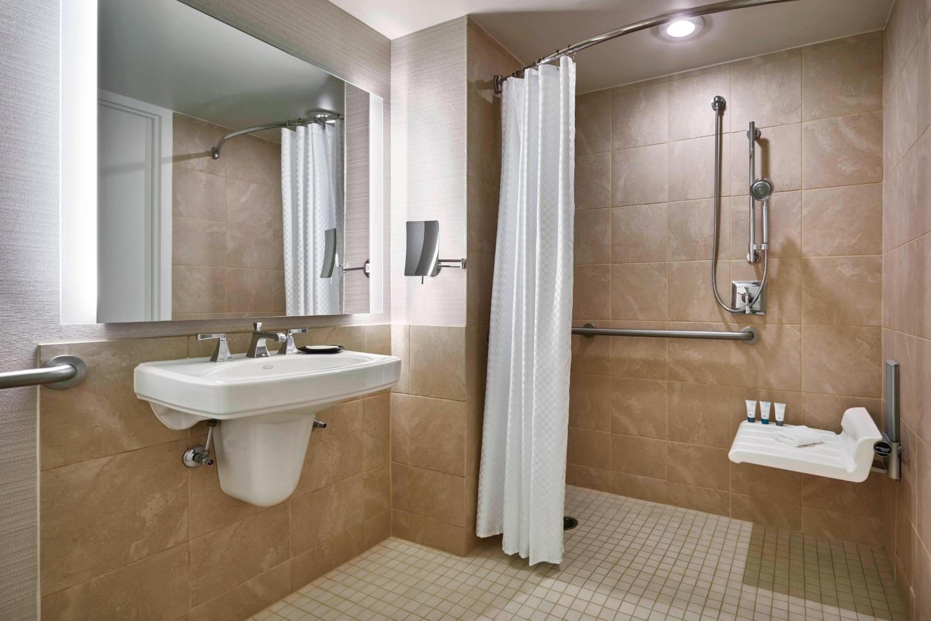 Traditional King Room - Mobility Accessible with Roll-in Shower