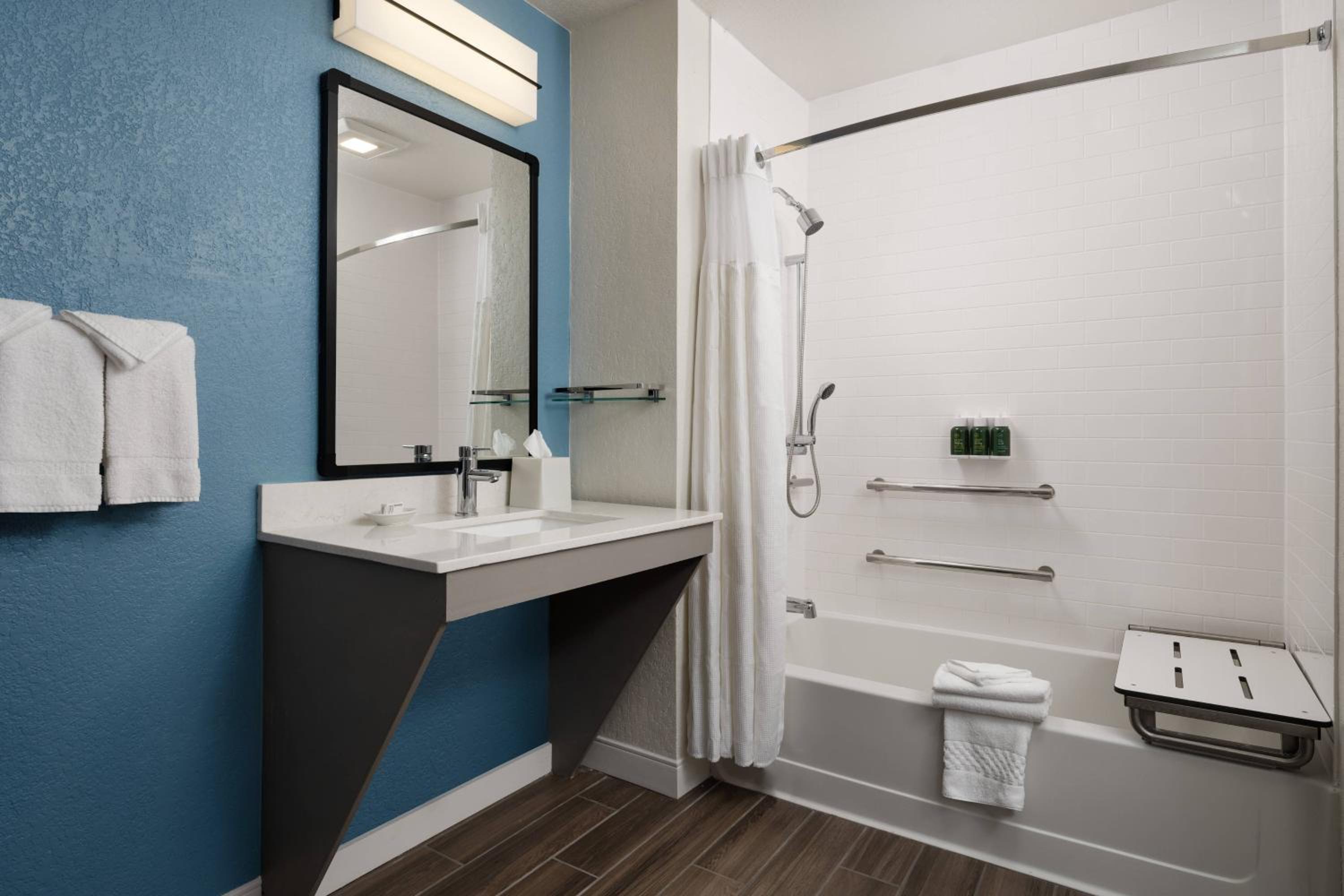 Premium Large Queen Studio with Sofa Bed - Mobility Accessible with Roll-In Shower