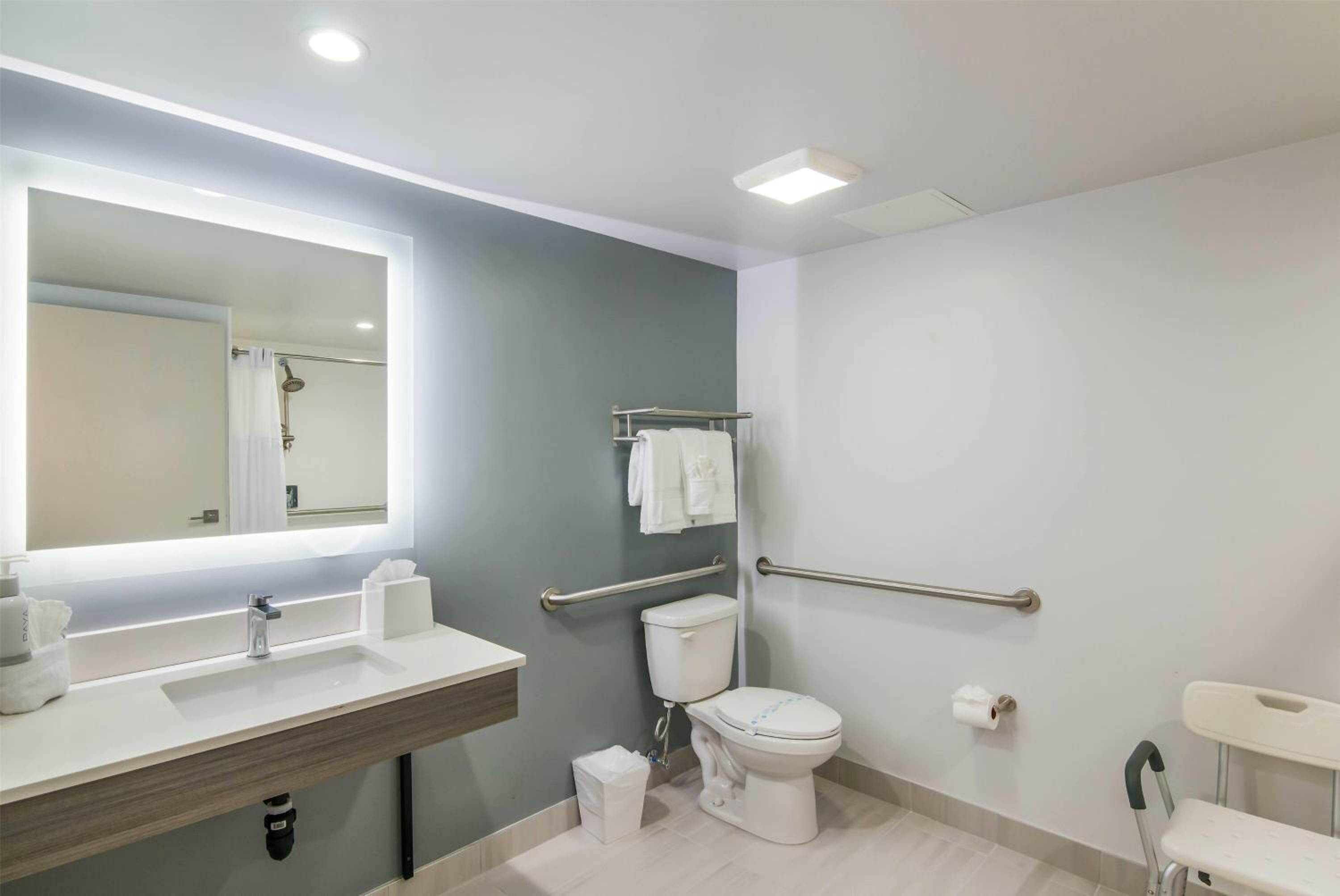 King Room with Mobility/Hearing Access and Roll-In Shower, Non-Smoking