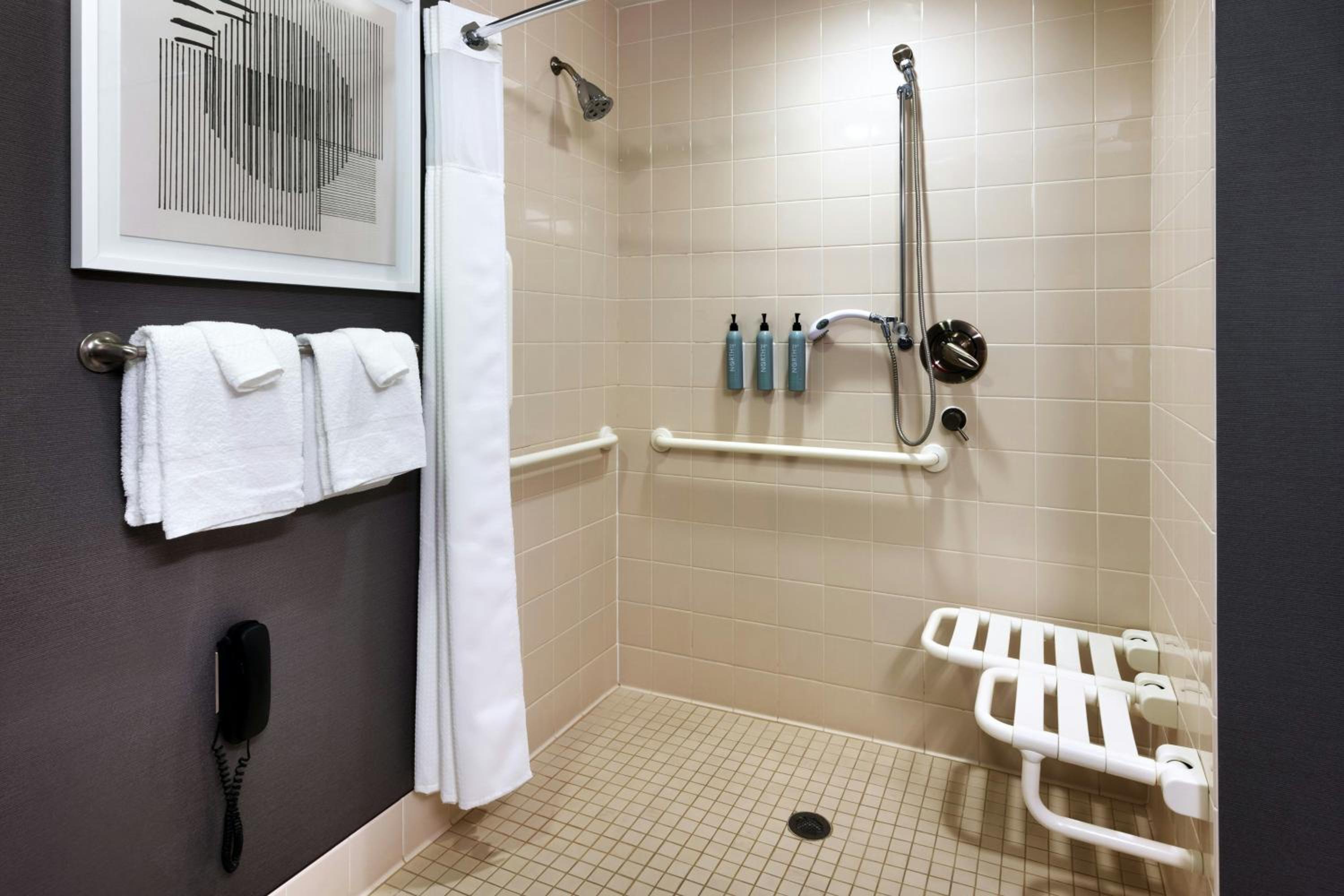 King Room with Sofa Bed and Roll-in Shower - Mobility and Hearing Accessible