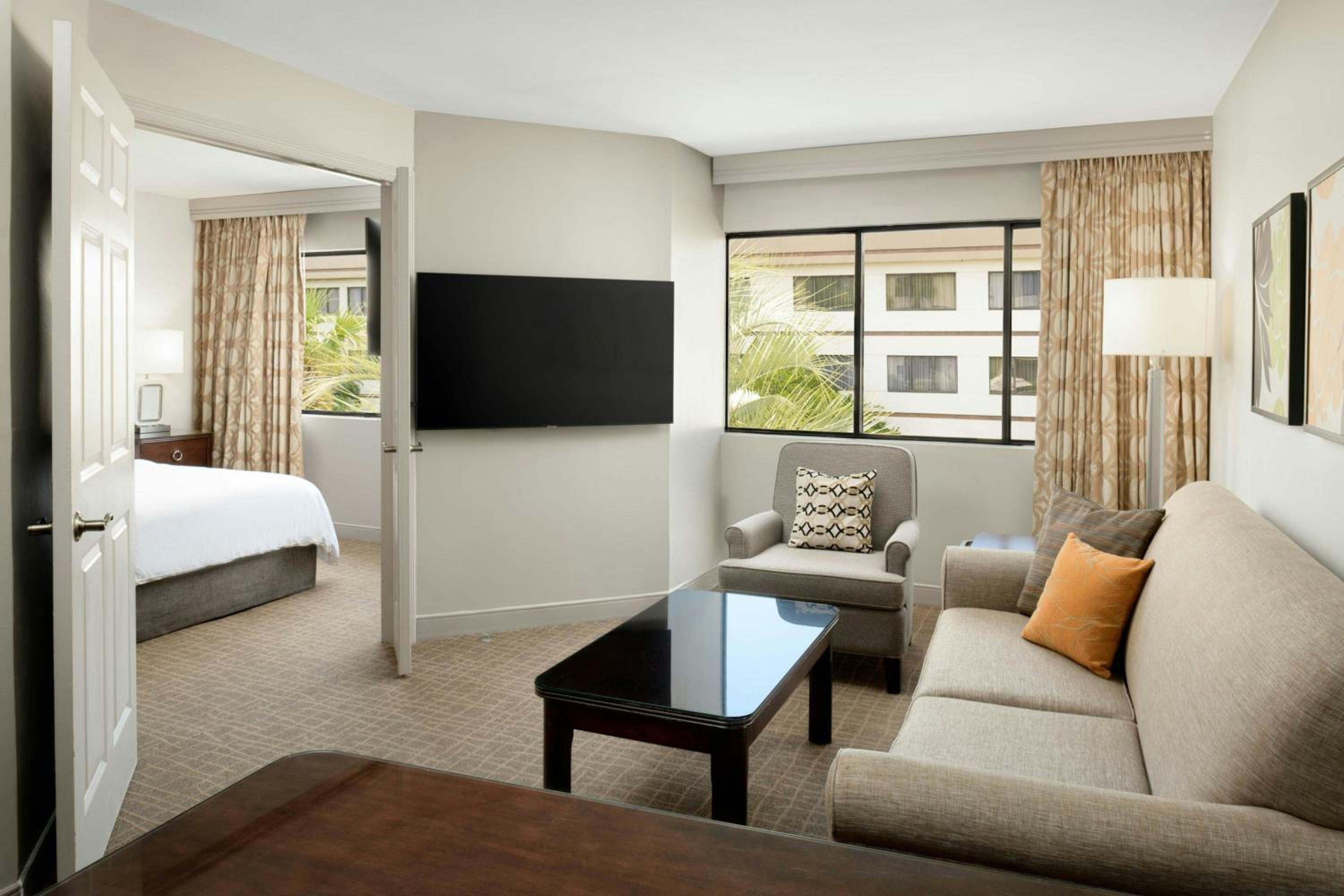 One-Bedroom Suite with Patio and Pool View