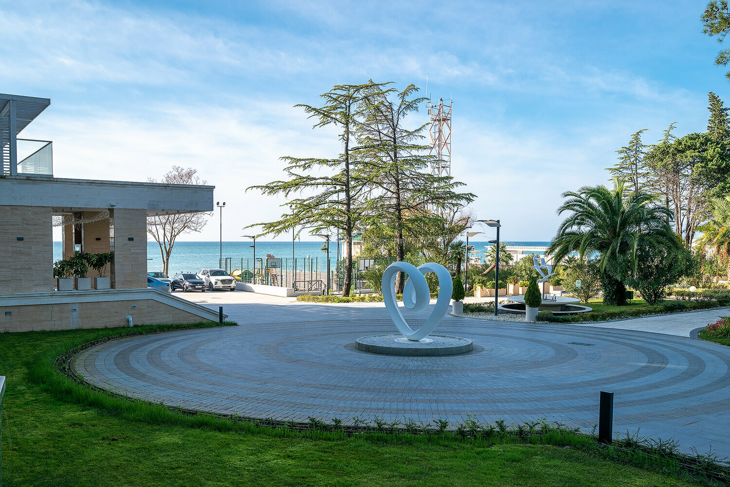 Студия с видом на море и парк №124