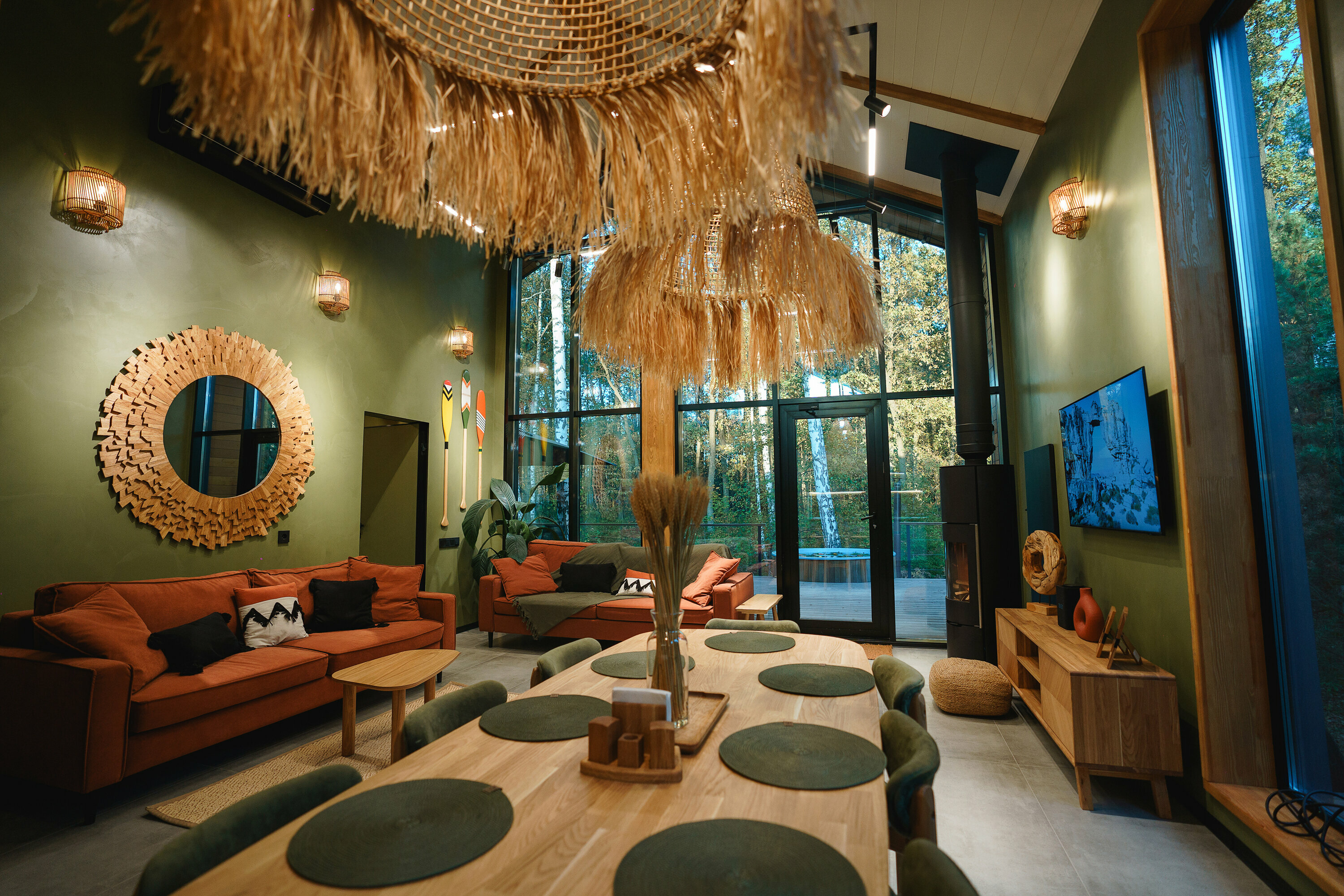 Коттедж с видом на лес