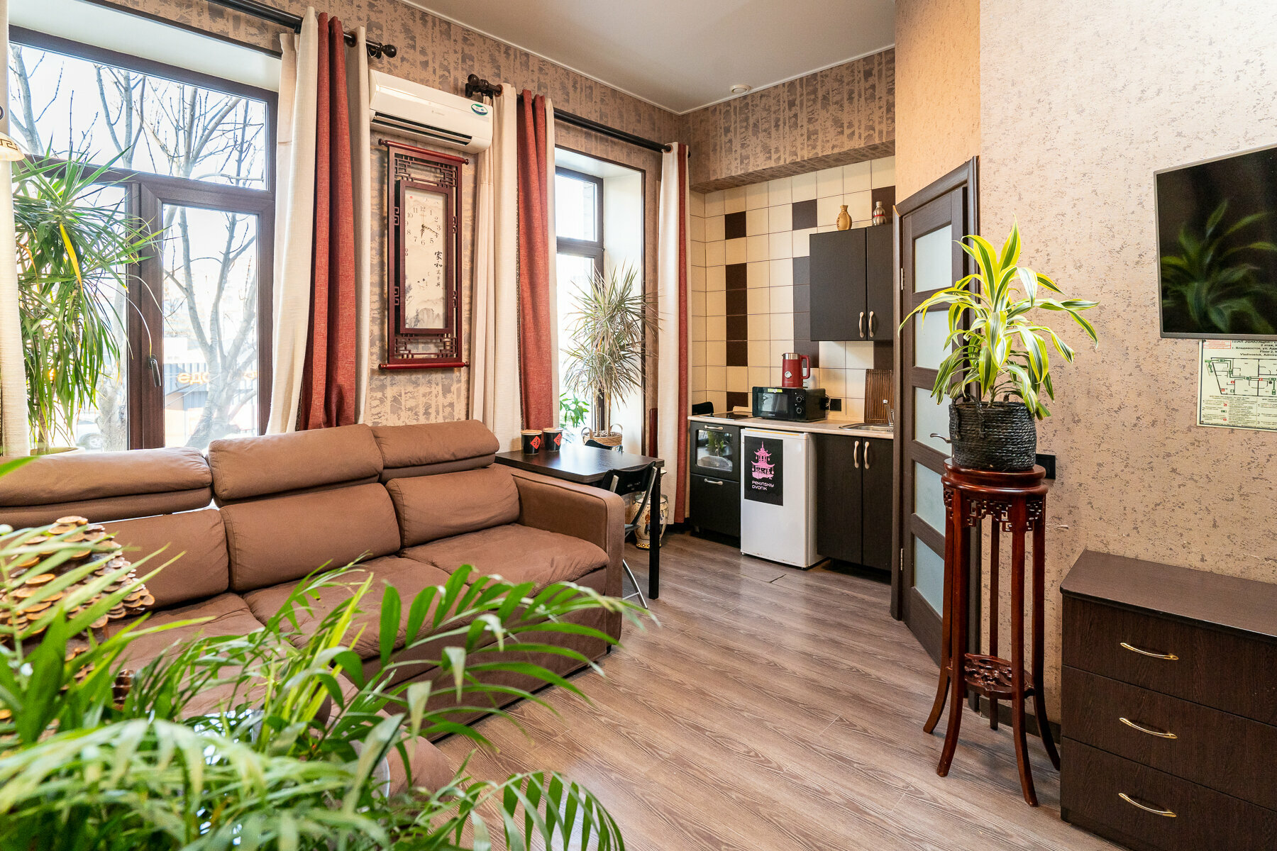 Cемейный номер с собственной ванной комнатой