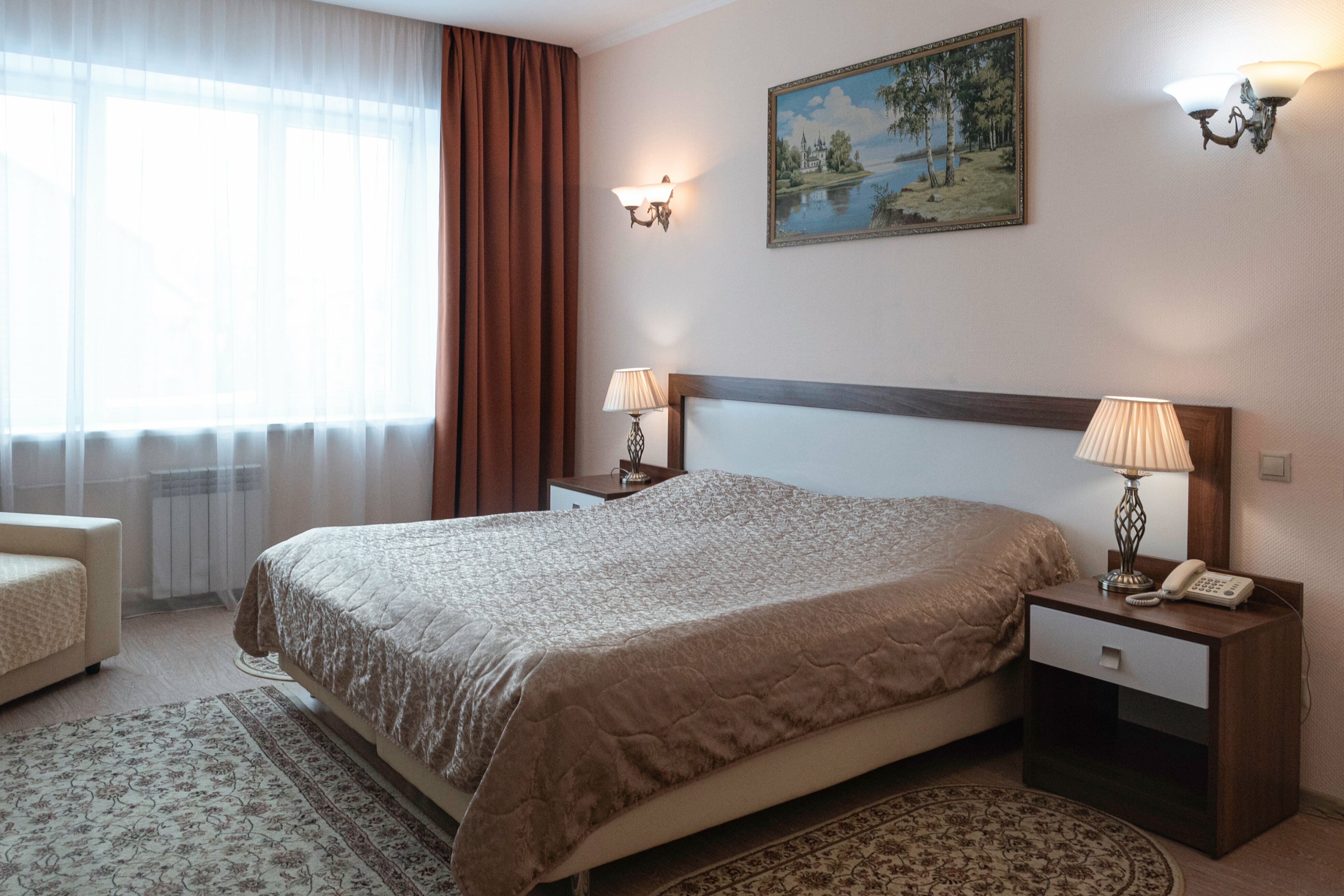 Стандартный двухместный номер с 1 кроватью или 2 отдельными кроватями