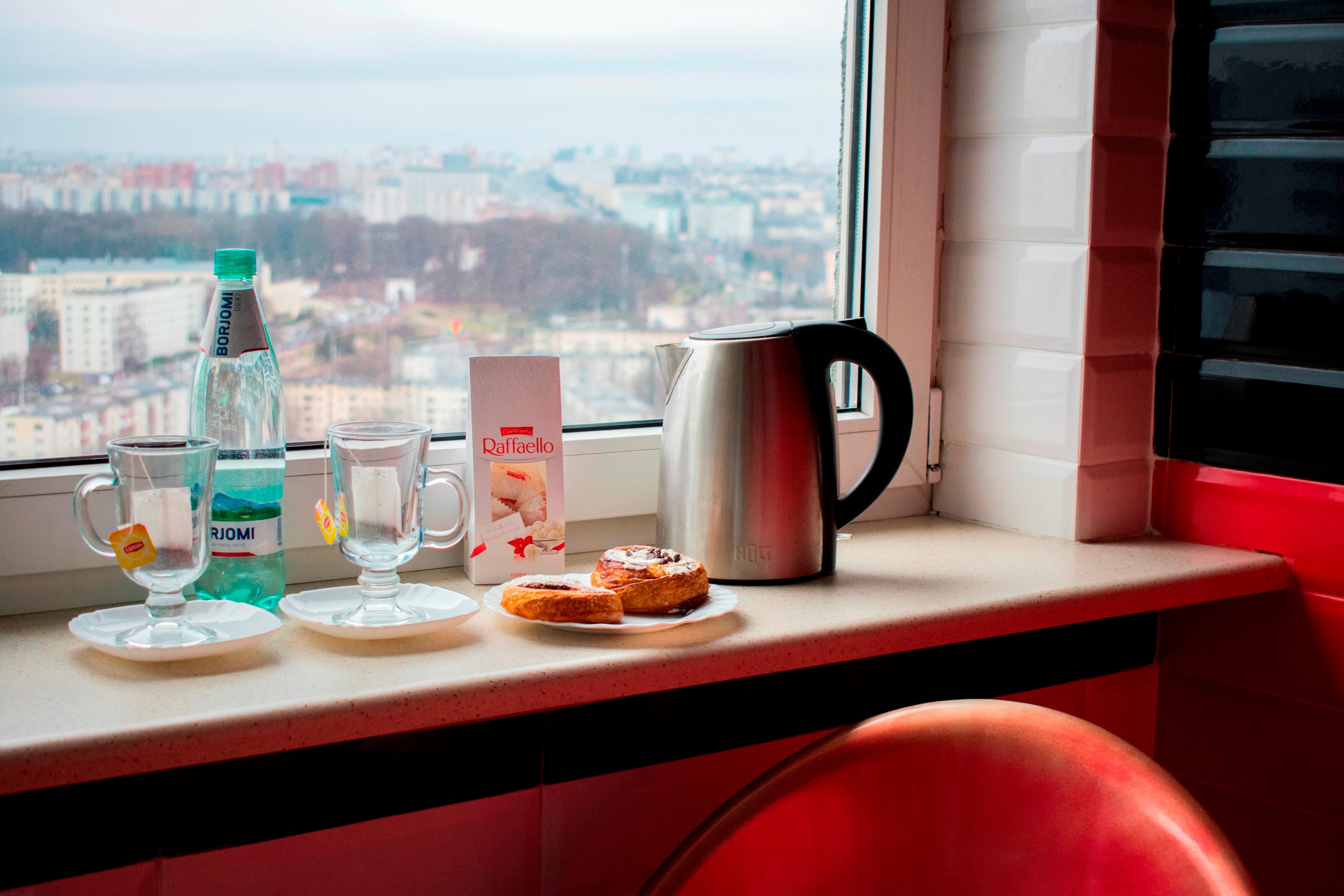 2-комн. апартаменты Grand Jacuzzi 55*SmartTV Кухня Балкон Панорамный вид