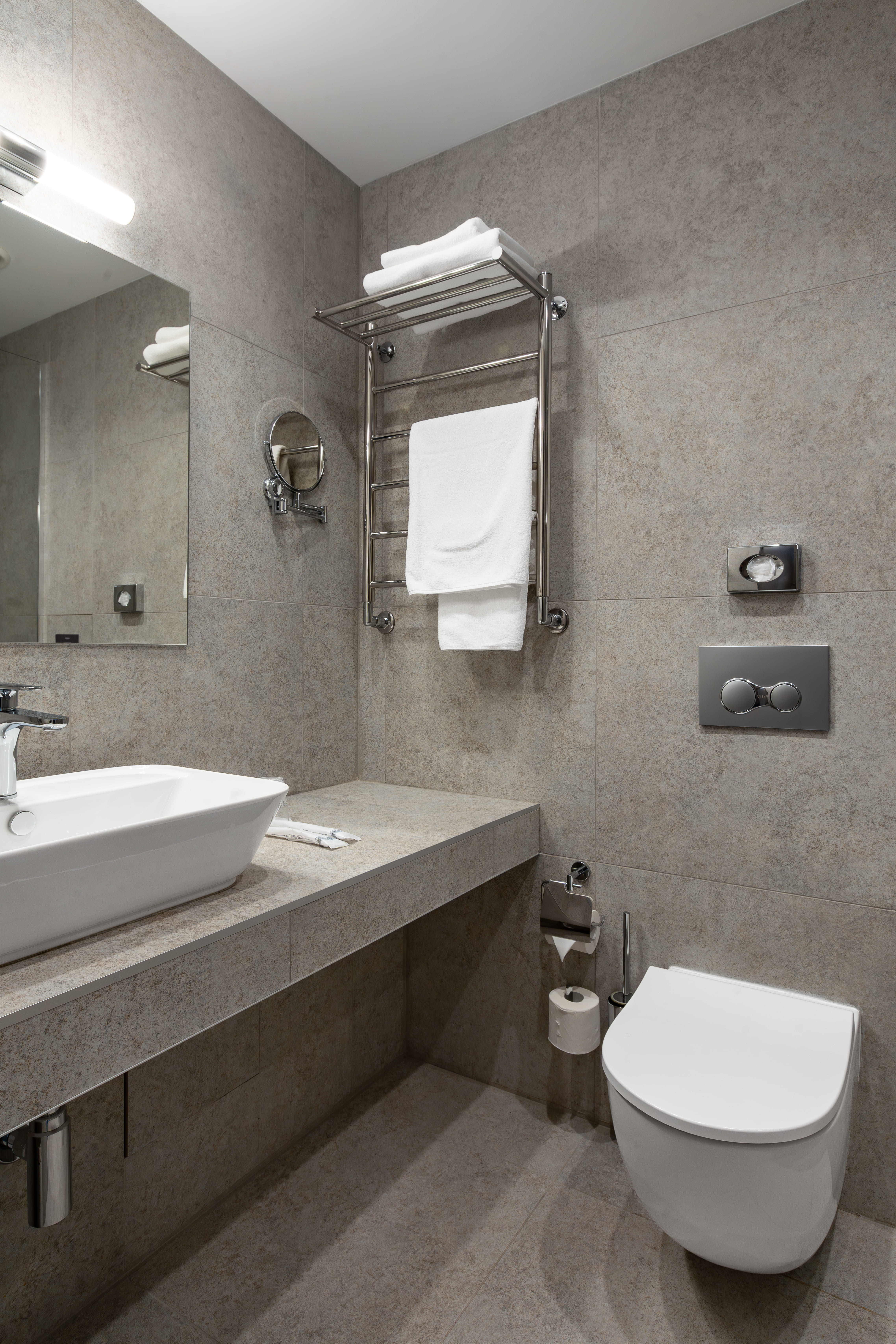 Стандарт с двумя односпальными кроватями с видом на город