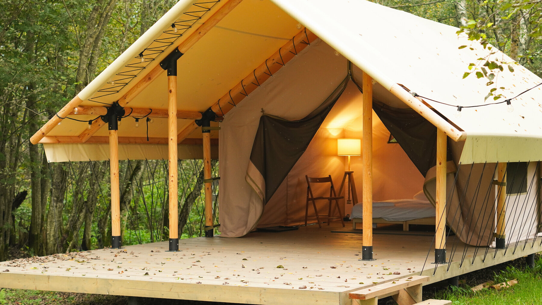 Коттедж с видом на лес