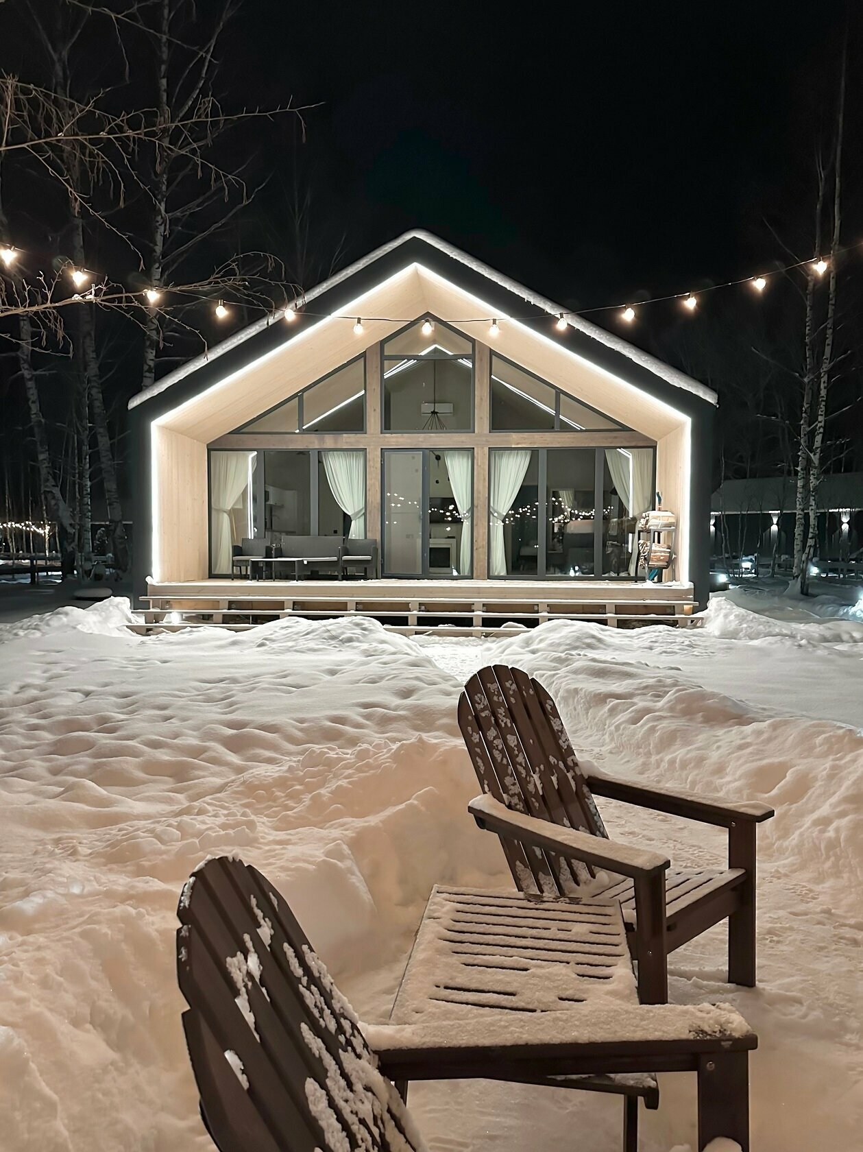 Коттедж с видом на лес