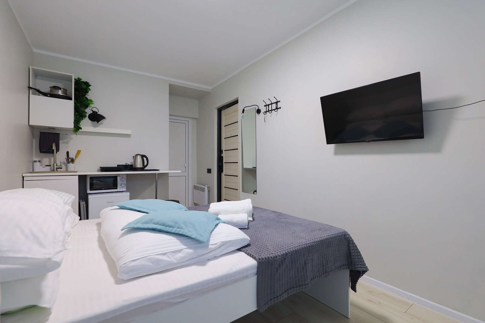 Двухместный номер с 1 кроватью и балконом