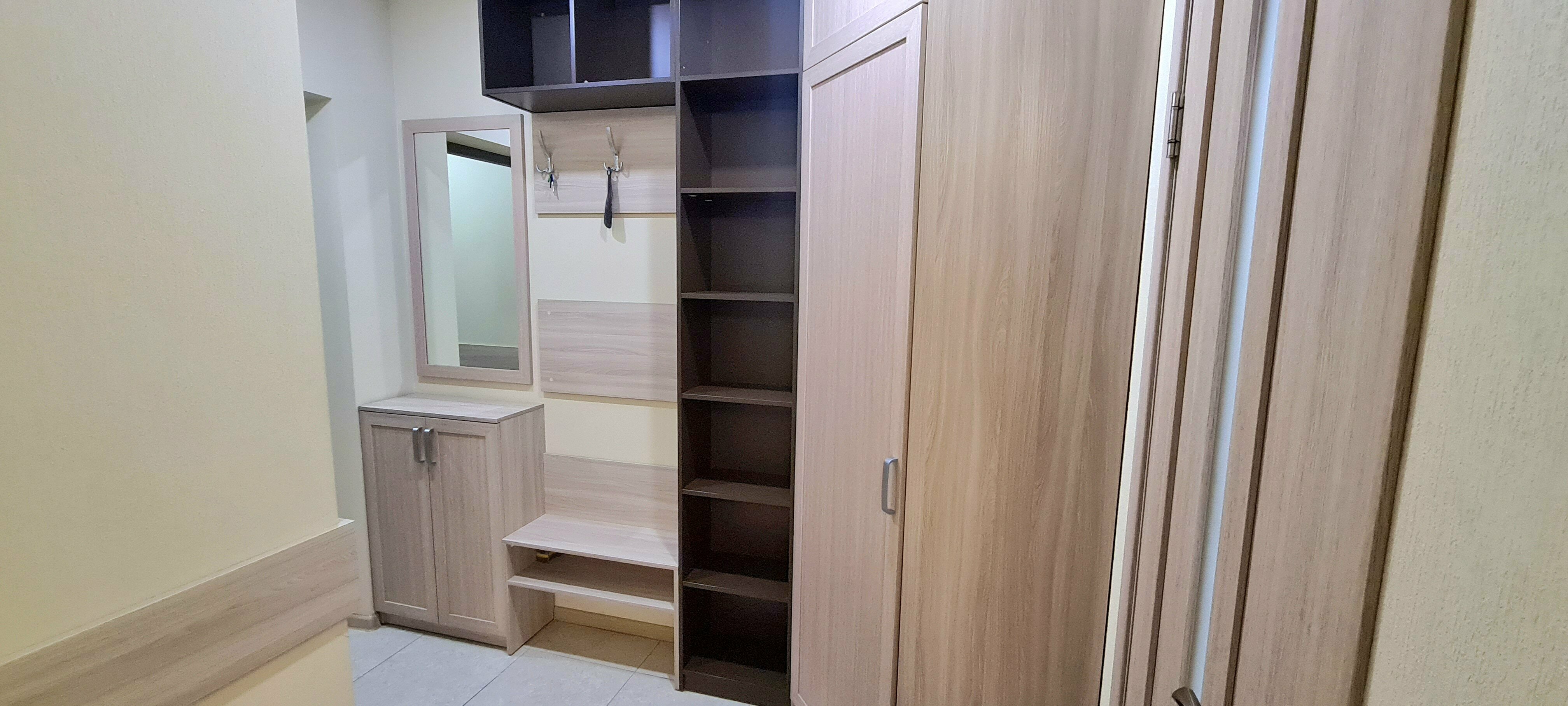 Superior "Коричневый" с  балконом с двуспальной кроватью, креслом и мини-кухней