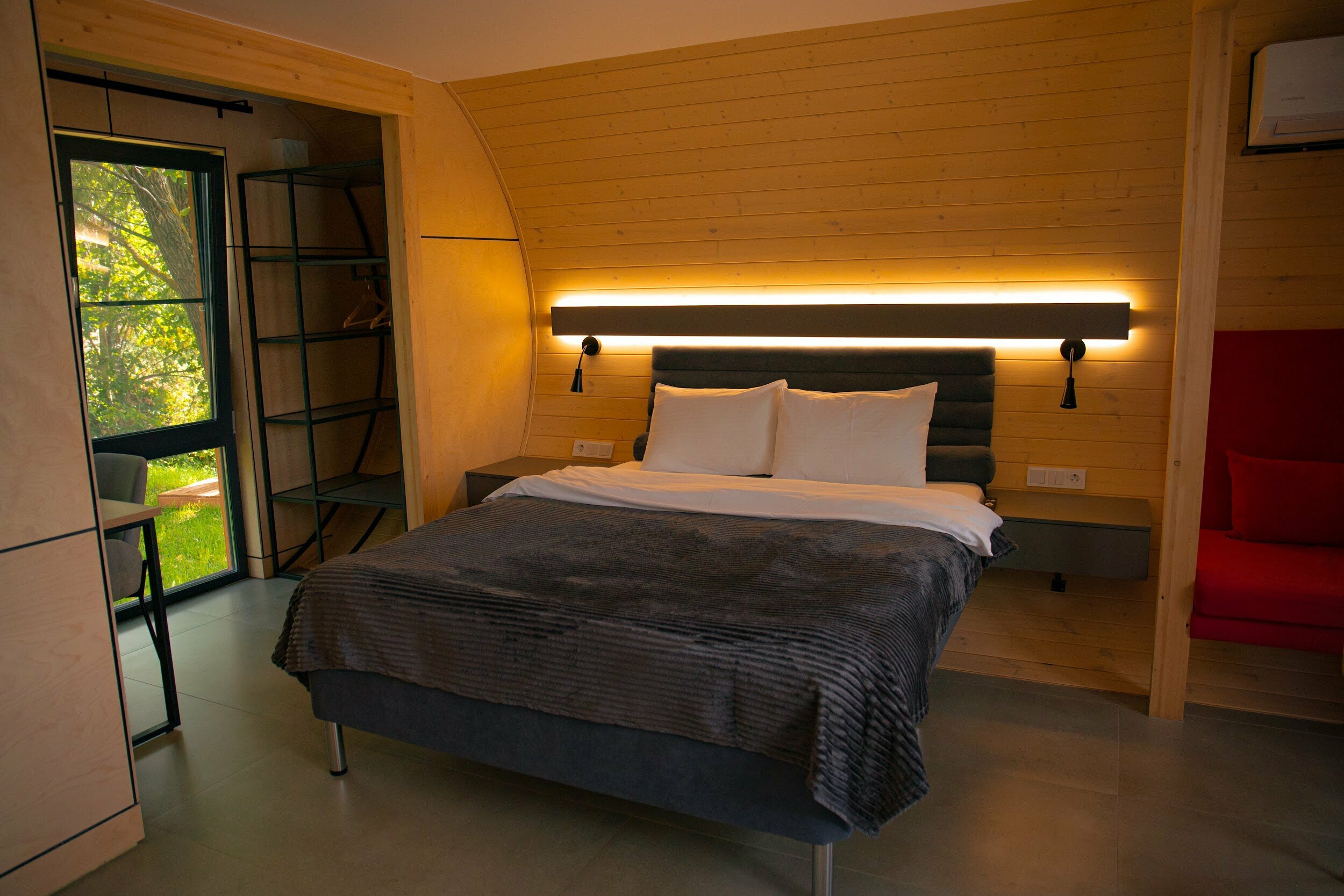 Двухместный номер с 1 кроватью и видом на озеро