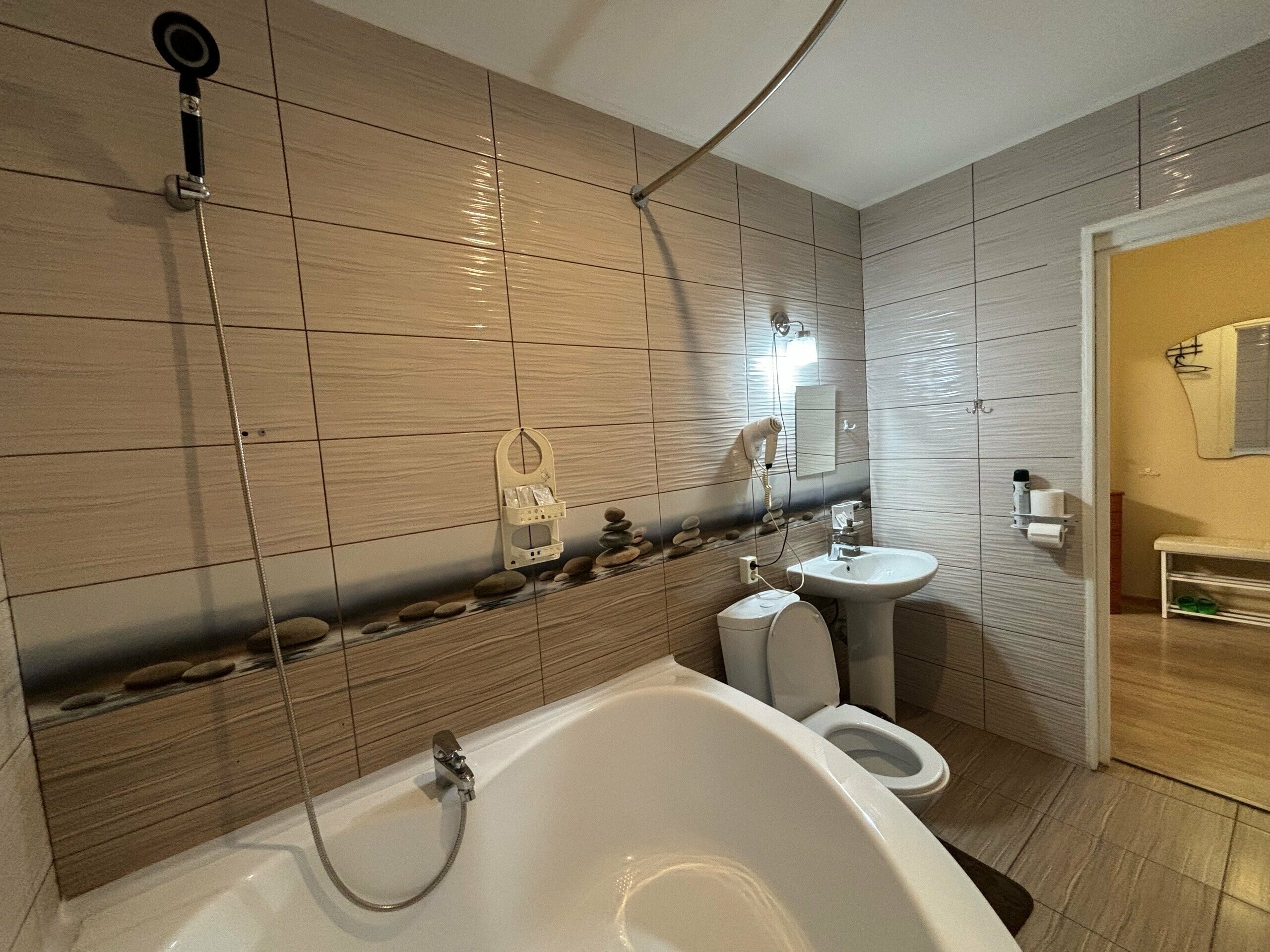 Двухместный номер с 1 кроватью и собственной ванной комнатой