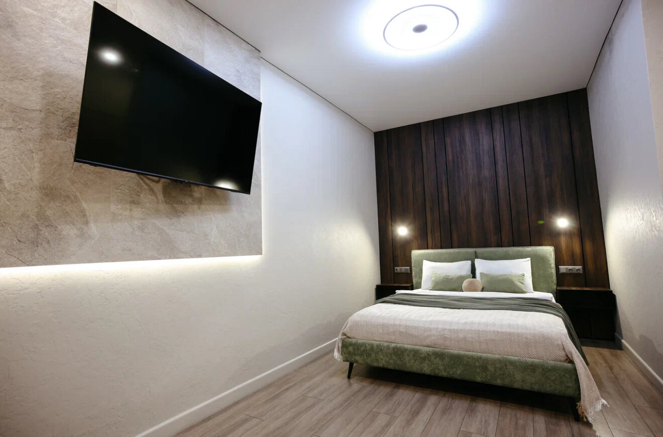 Двухместный номер с 1 кроватью и балконом