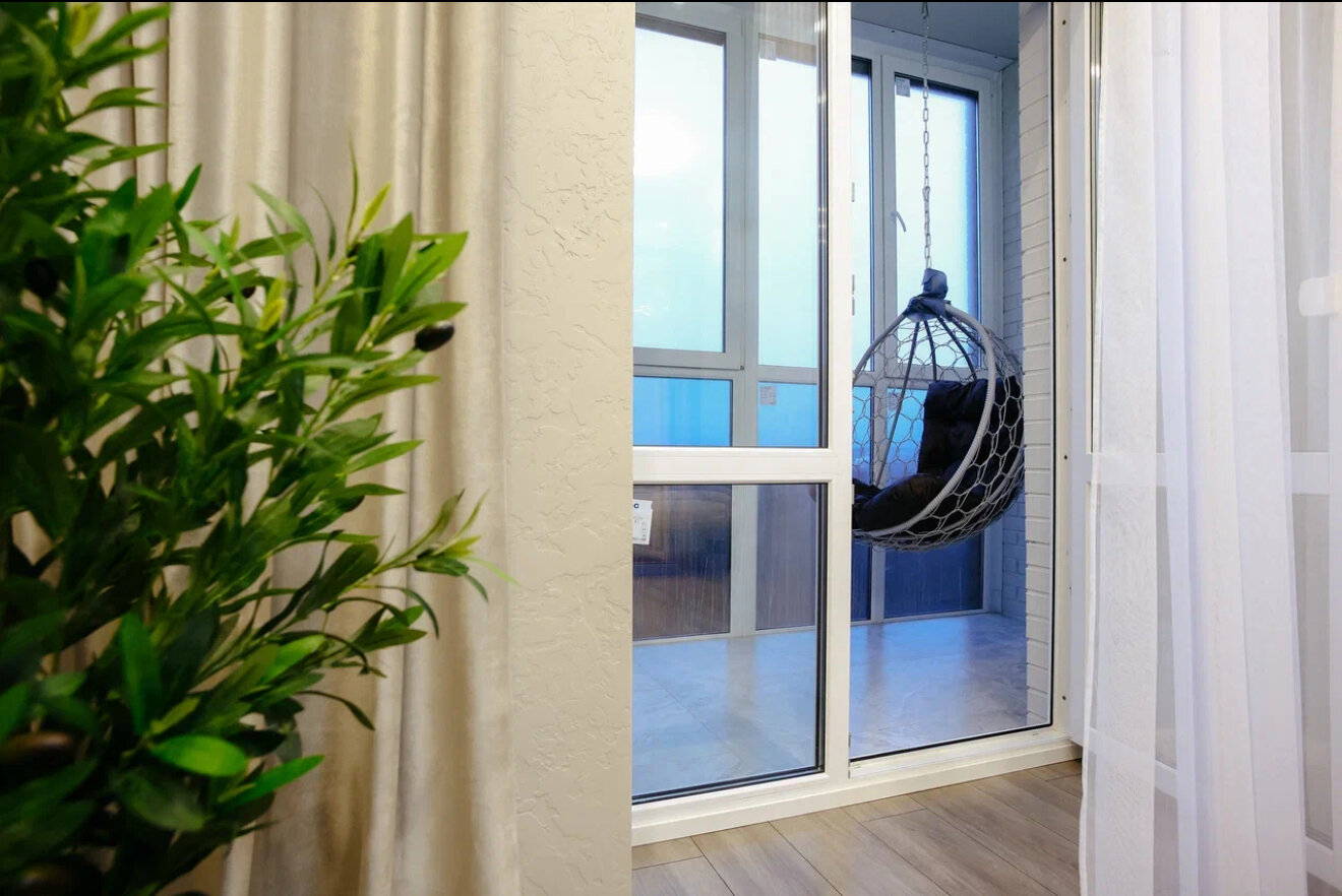 Двухместный номер с 1 кроватью и балконом