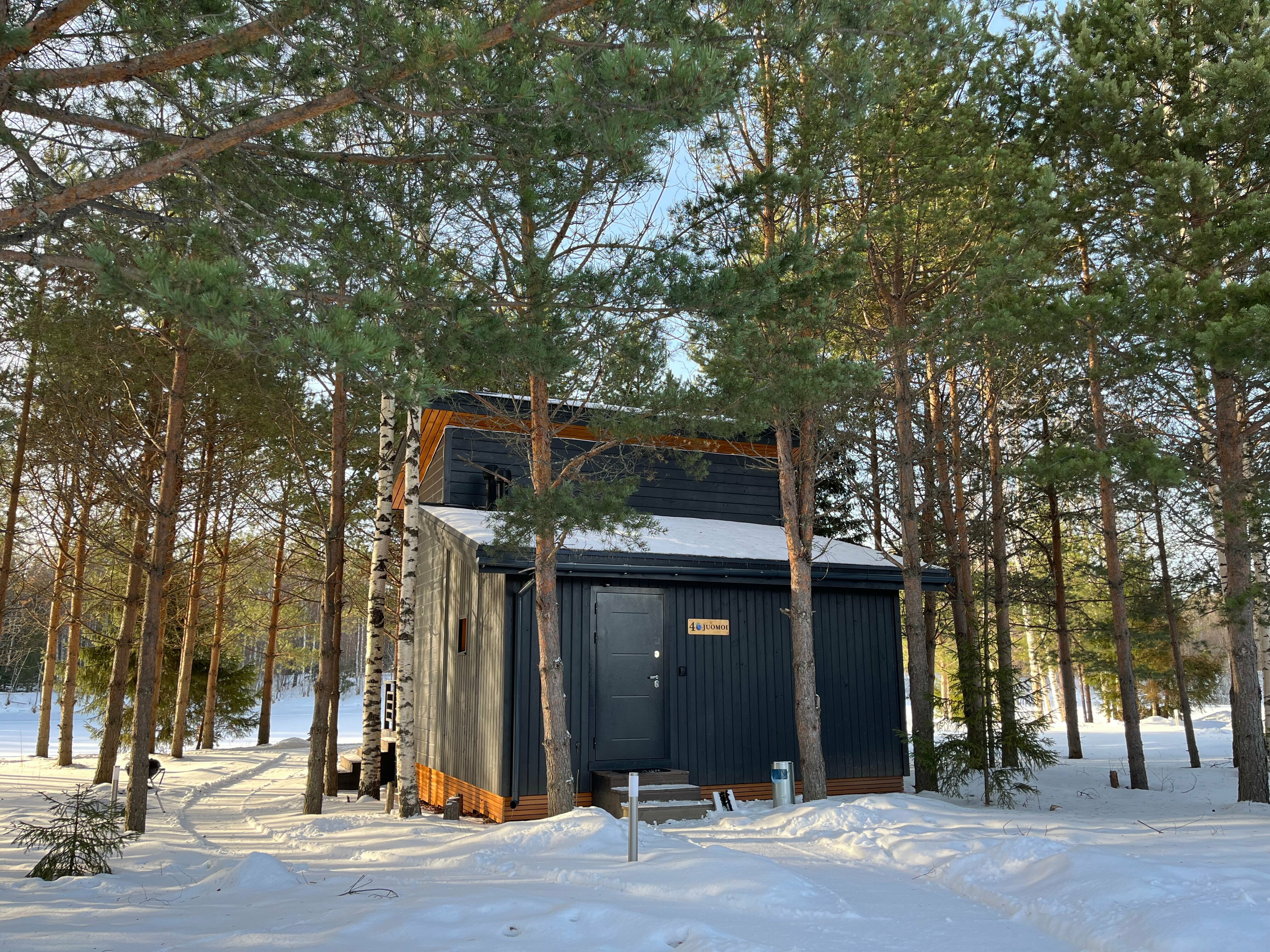 Дом с видом на реку и лес