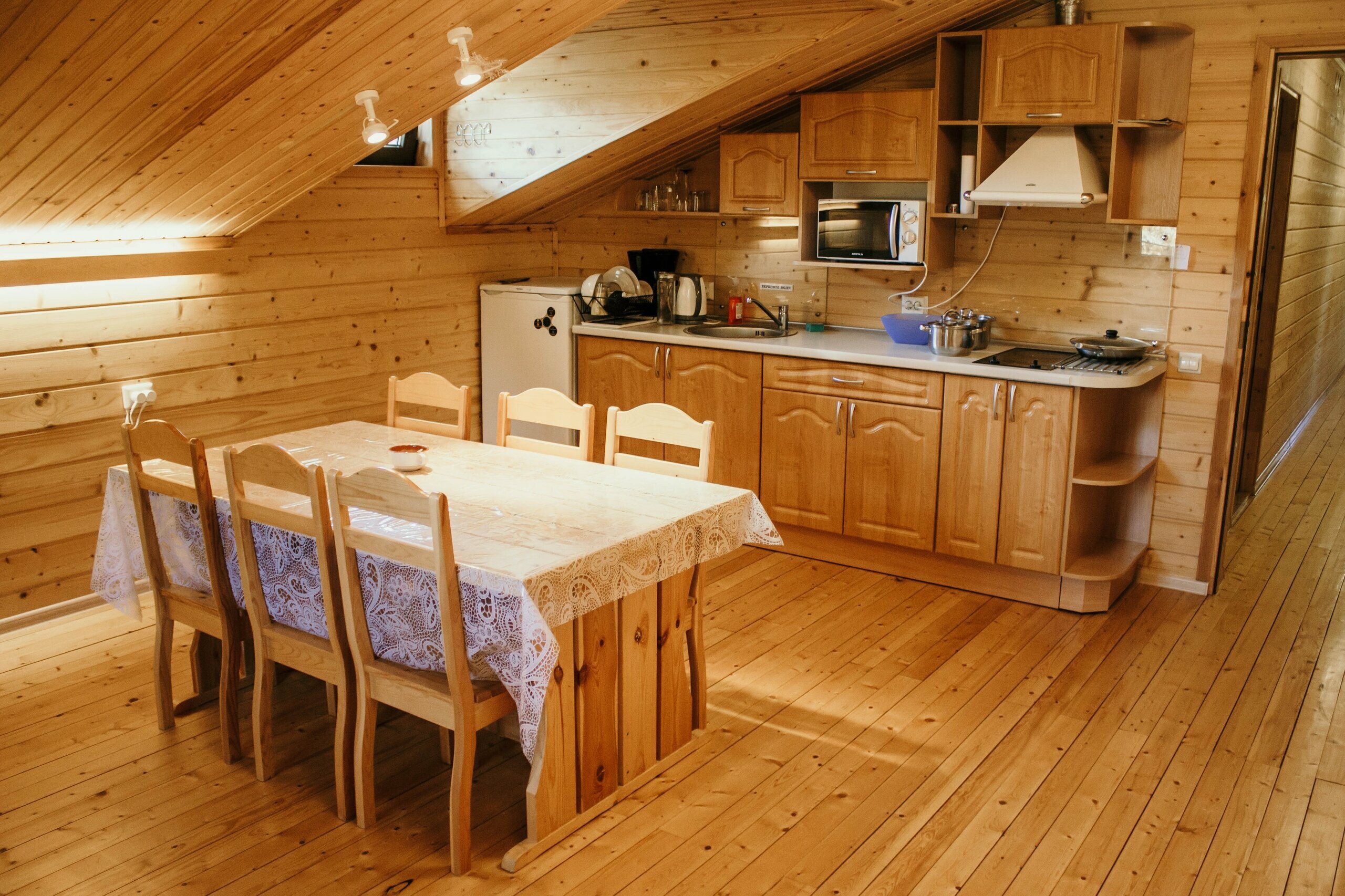 Коттедж с видом на лес