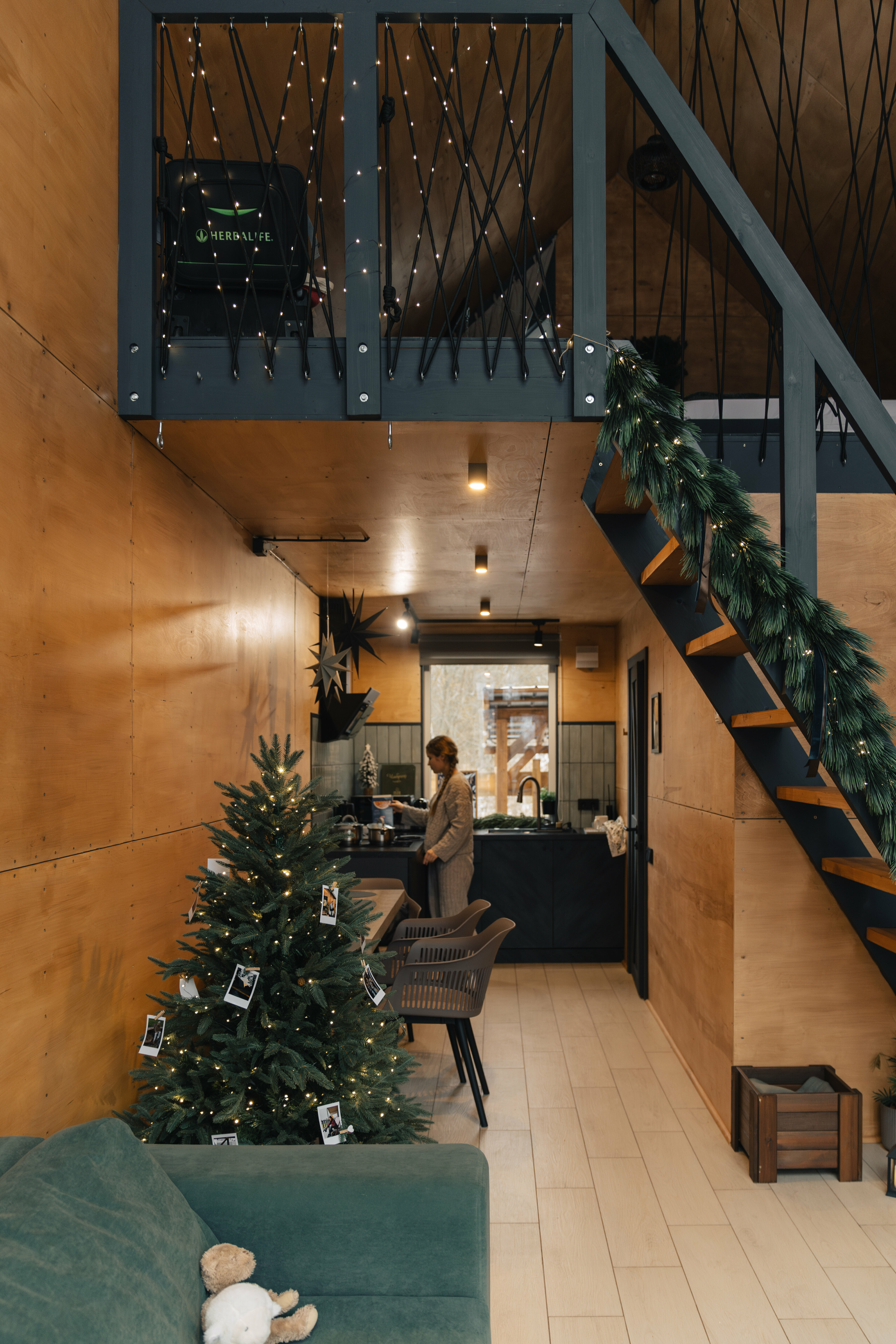 Двухуровневый четырехместный номер