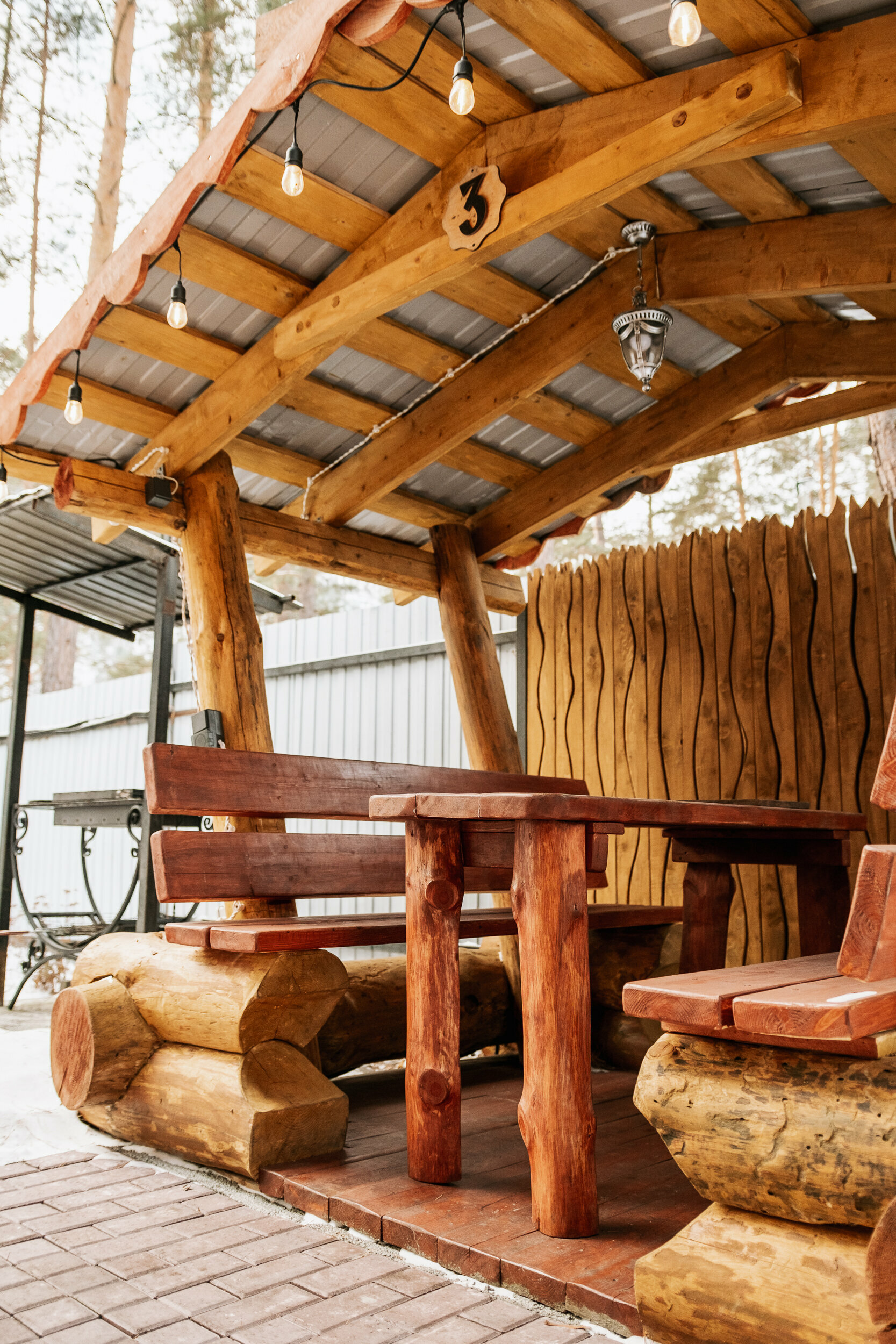 Номер-студия с террасой и видом на Катунь