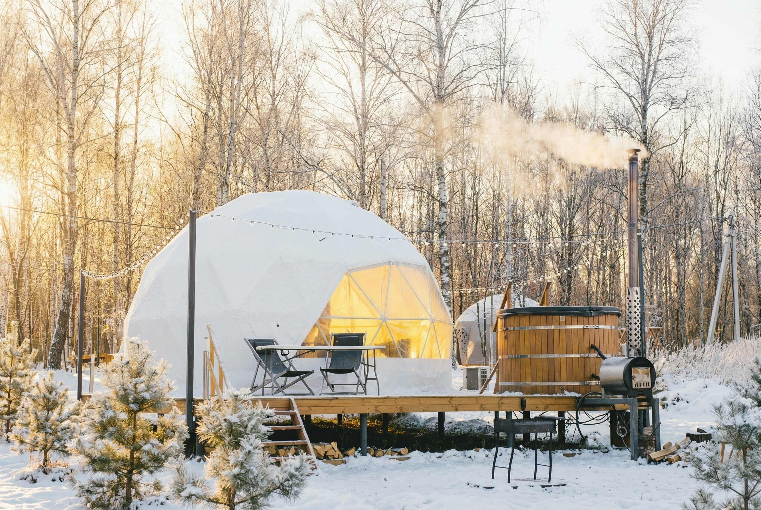 «Геокупол» с купелью
