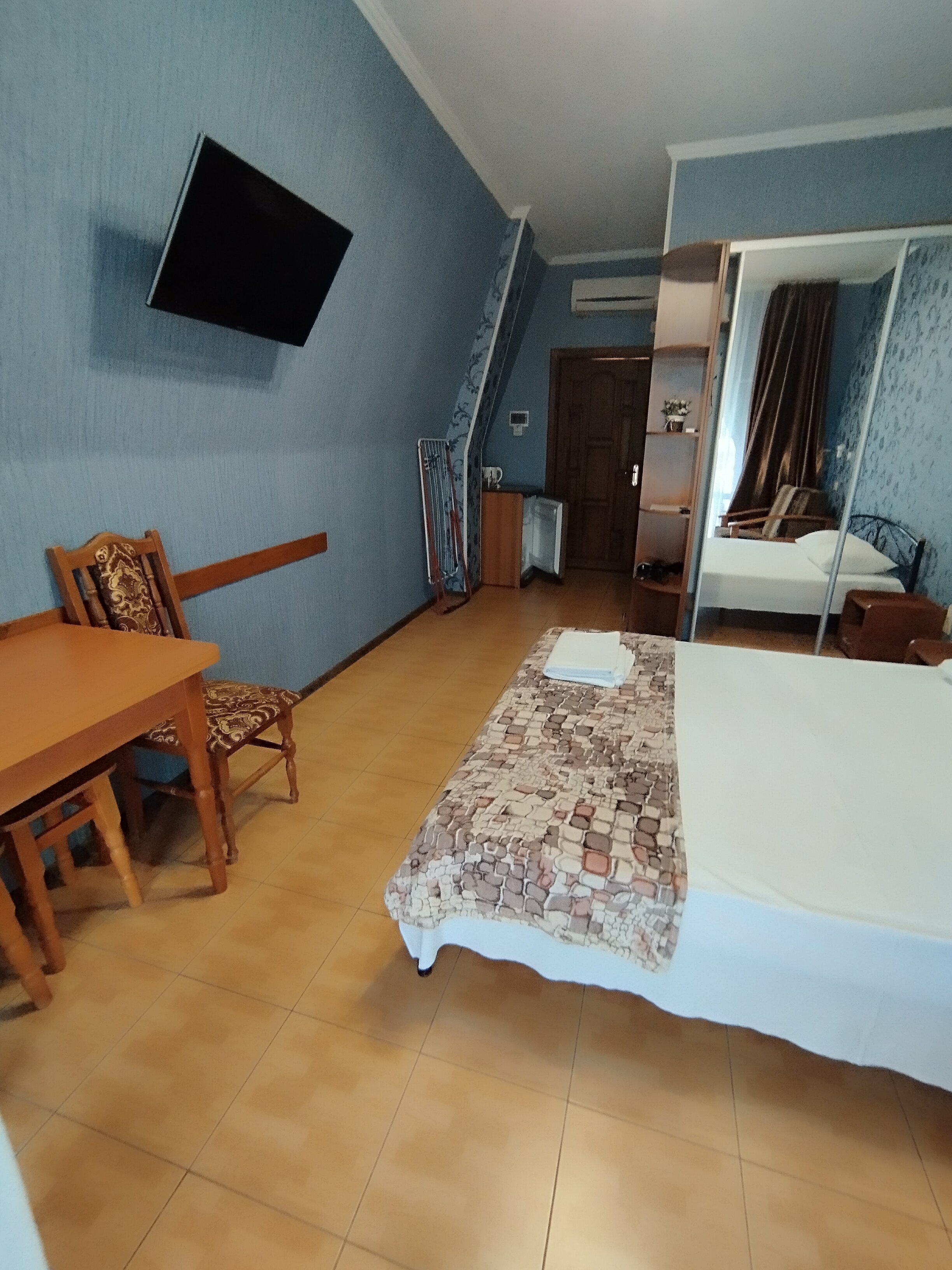 Двухместный номер с 1 кроватью и балконом, вид на море