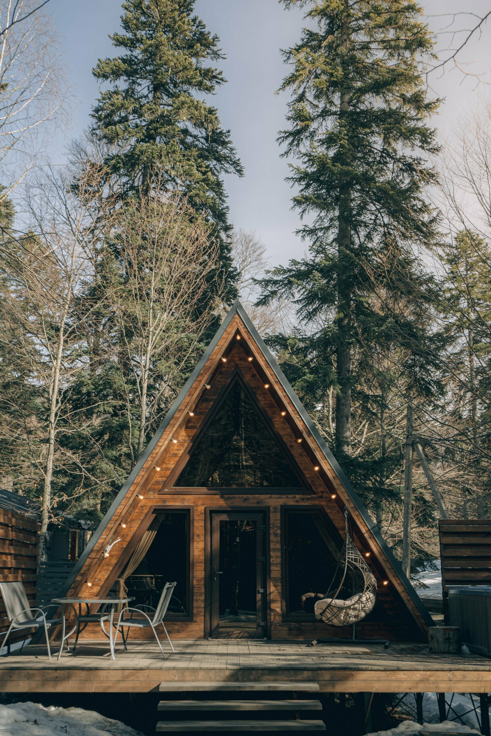 A-frame c джакузи