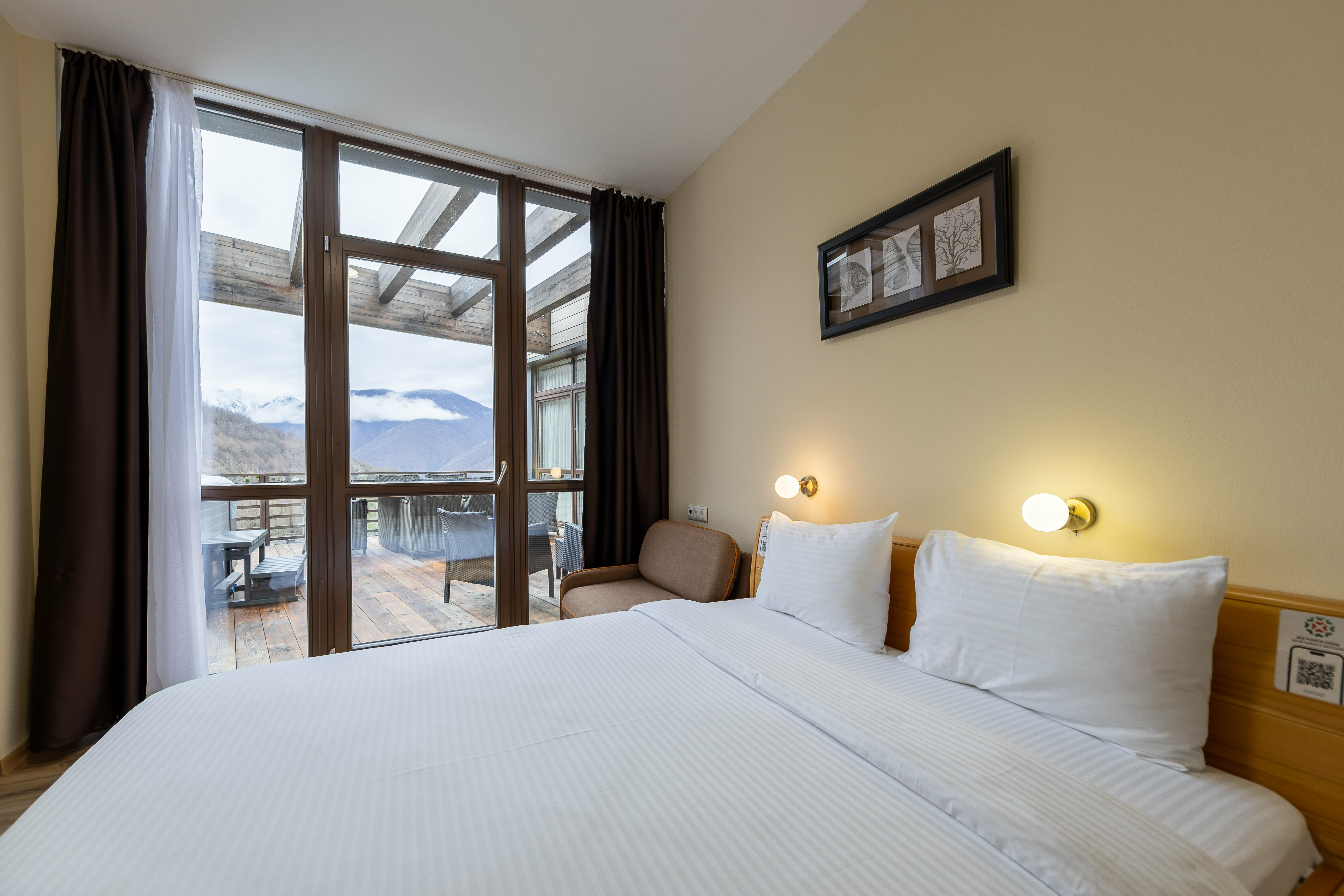 Вилла с 3-мя спальнями и панорамным видом на горы c Джакузи на террасе