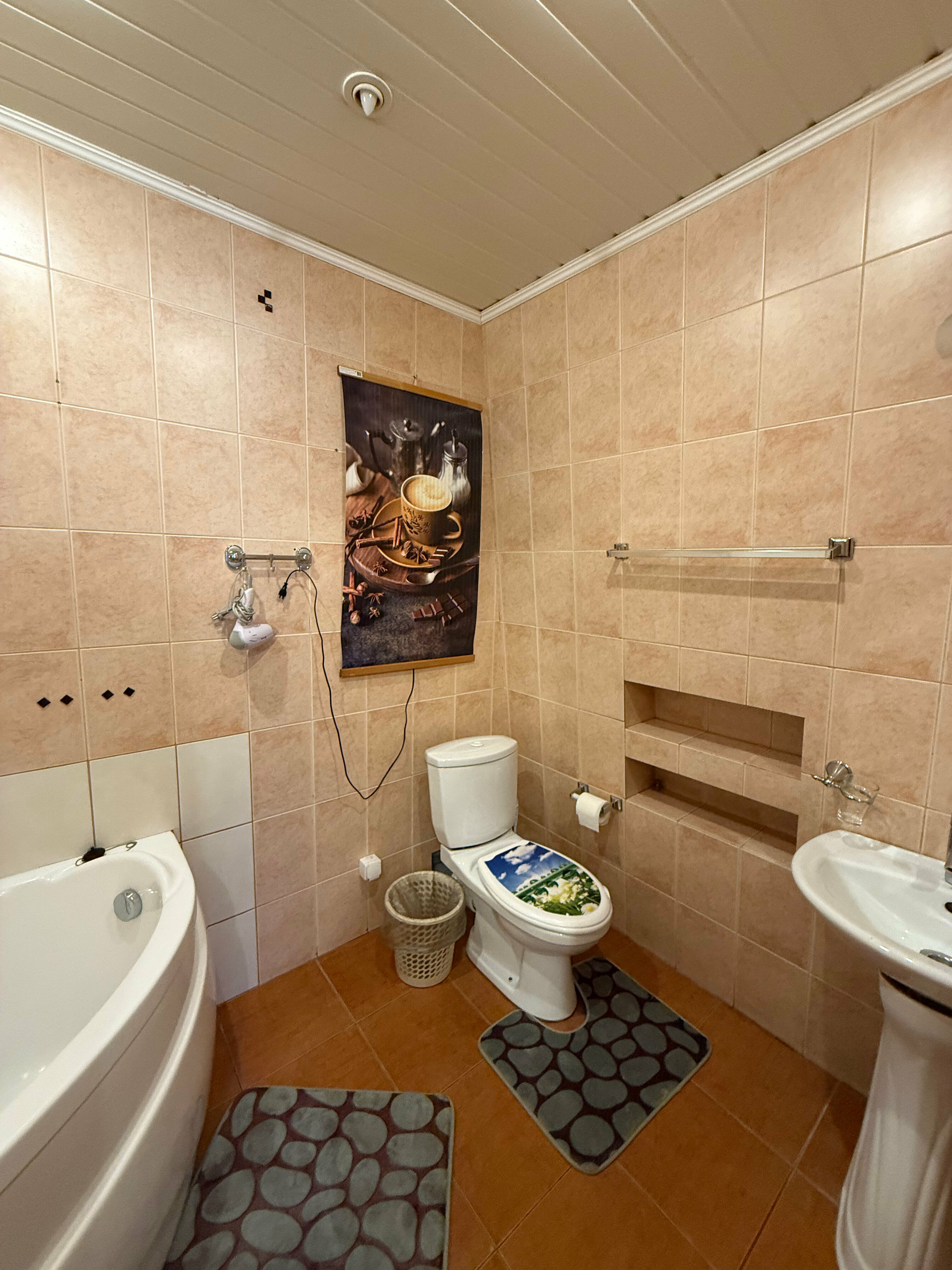 Двухместный номер с 2 отдельными кроватями и ванной