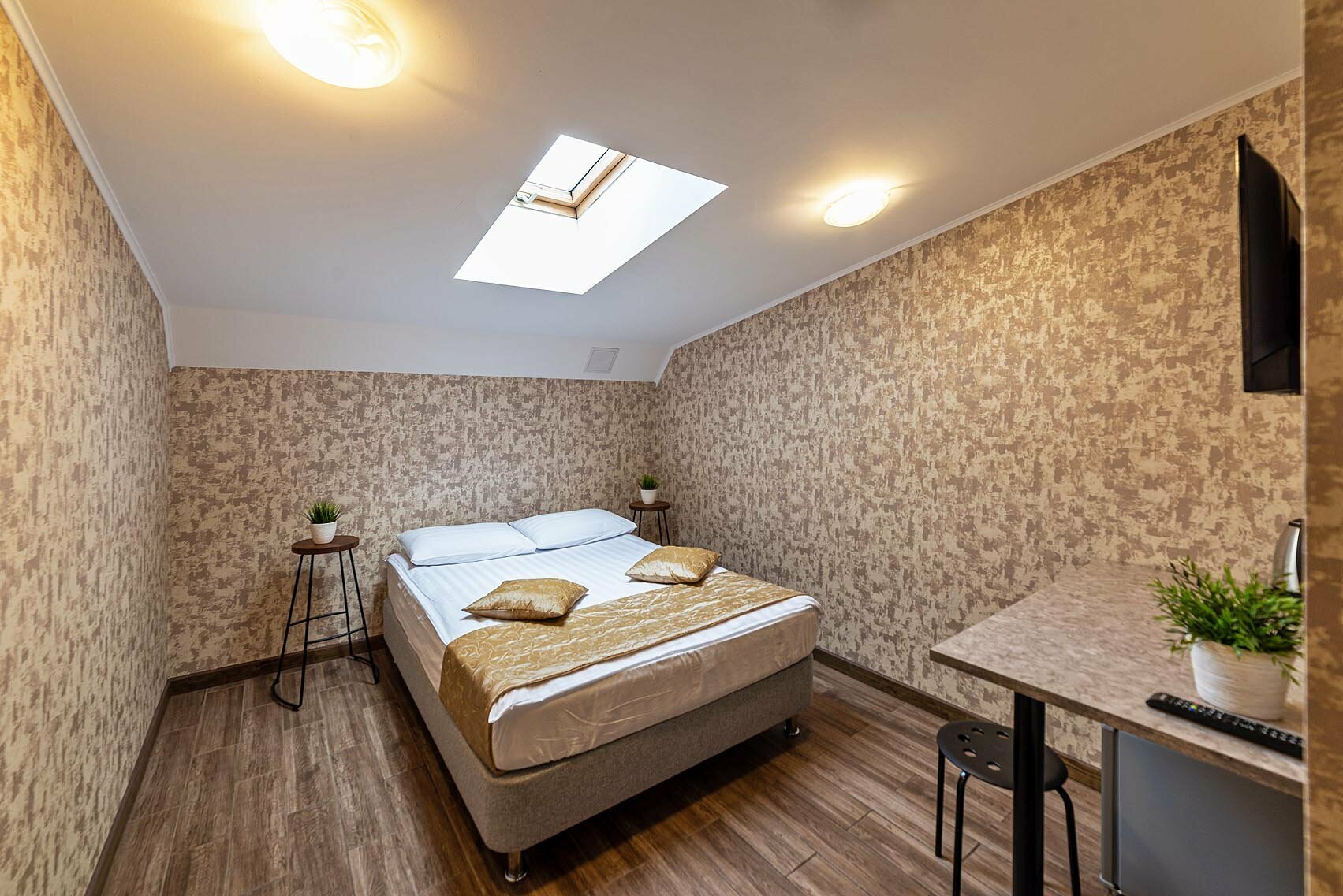 Стандарт Двухместный 2 односпальными или 1 двуспальной кроватью