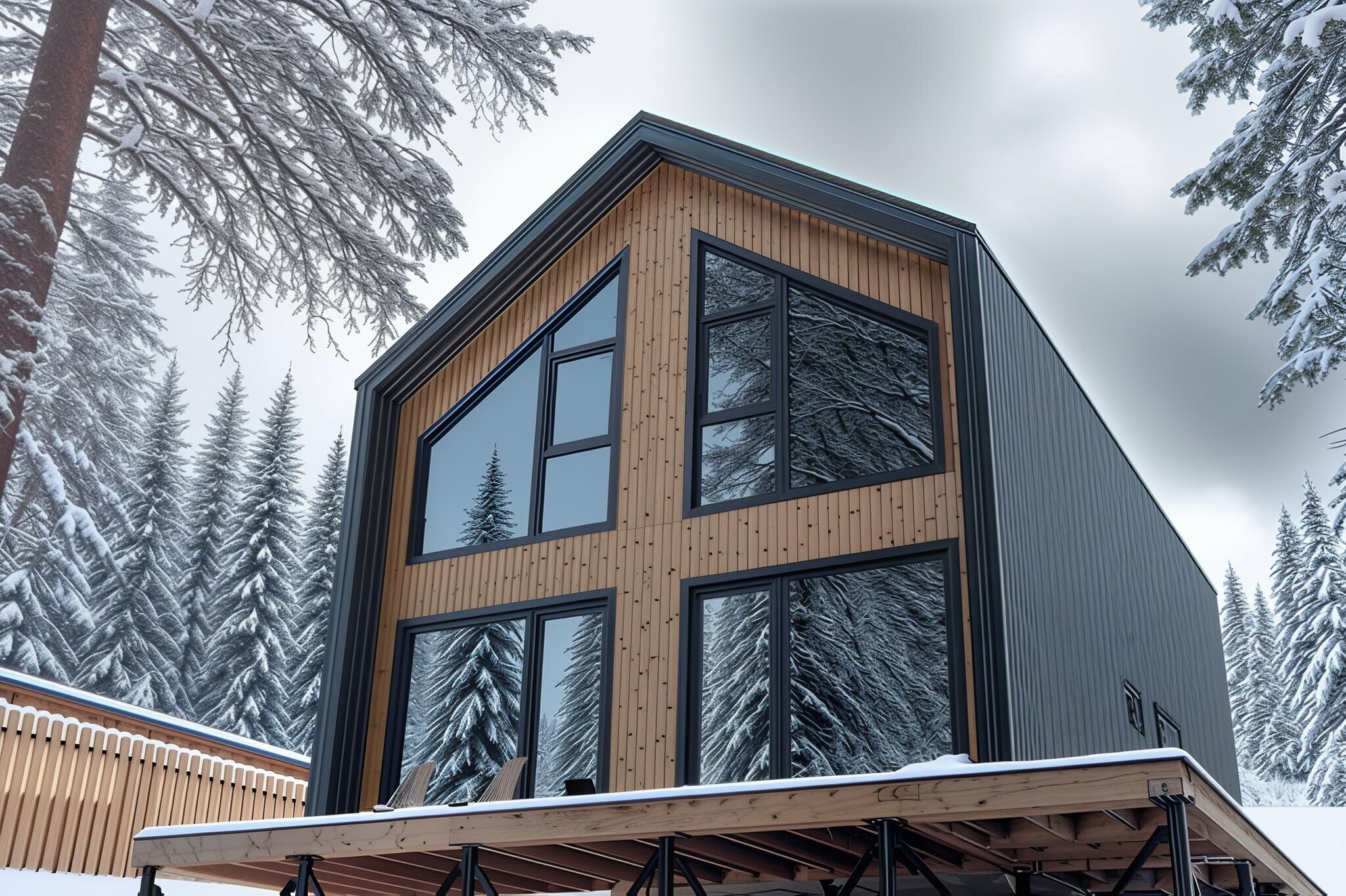 Двухэтажный коттедж