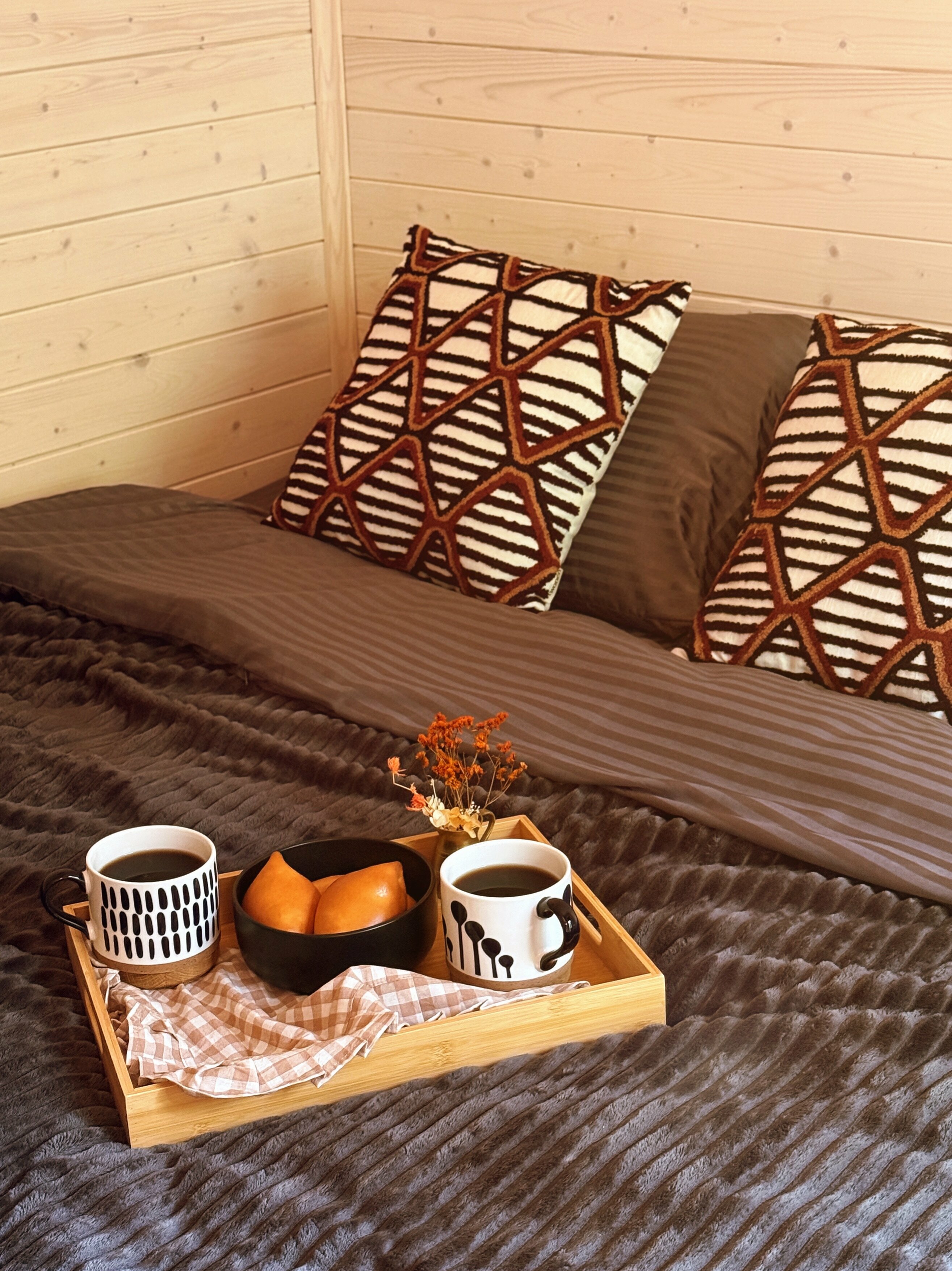 Домик на двоих с банным чаном на террасе