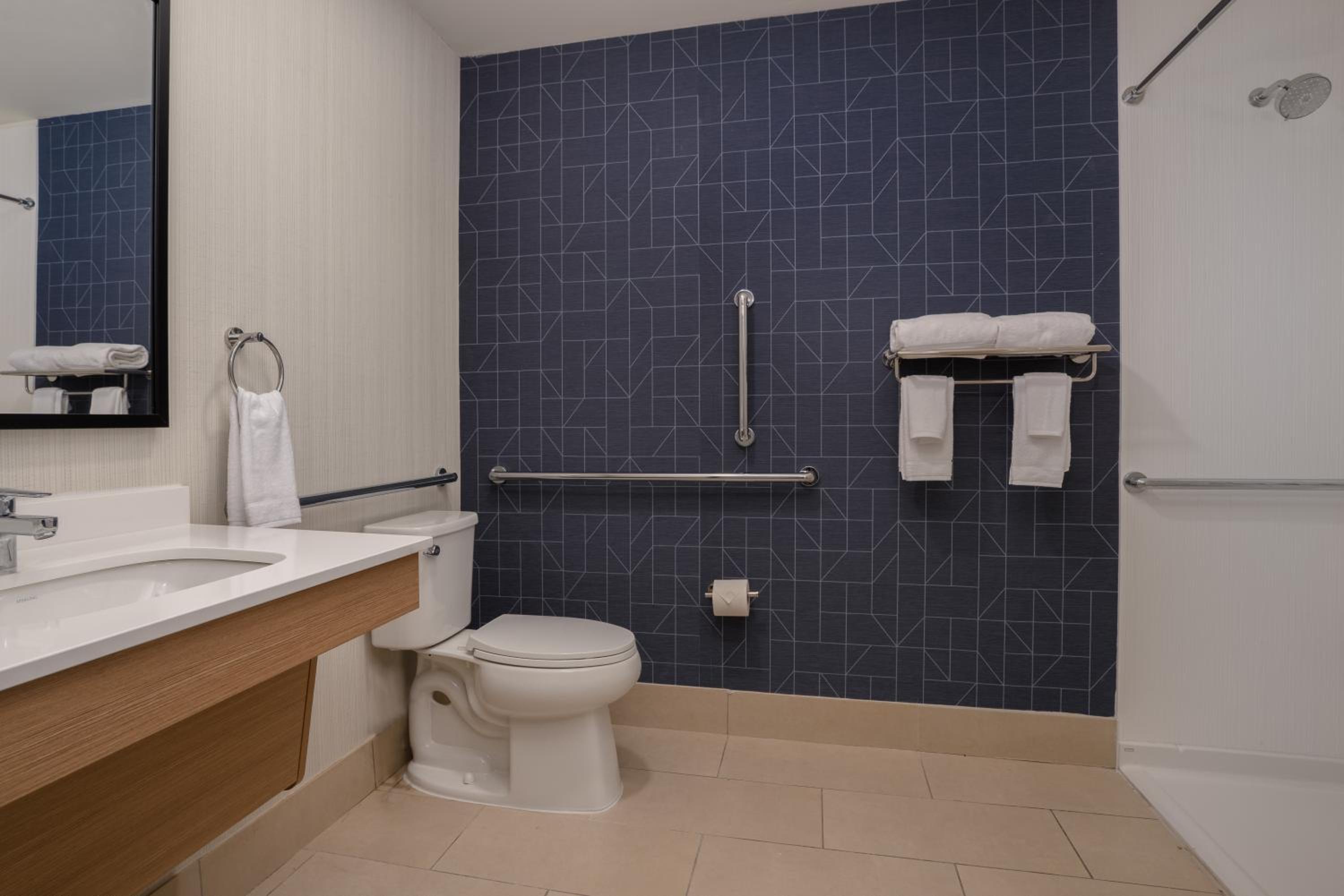 King Room with Roll-In Shower - Mobility Access