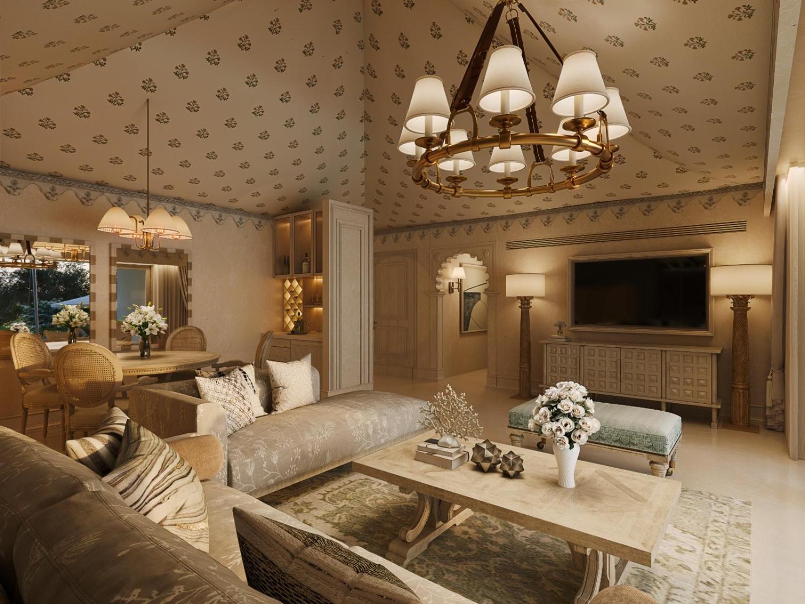 Luxury Tent Pool Villa Aravali View 