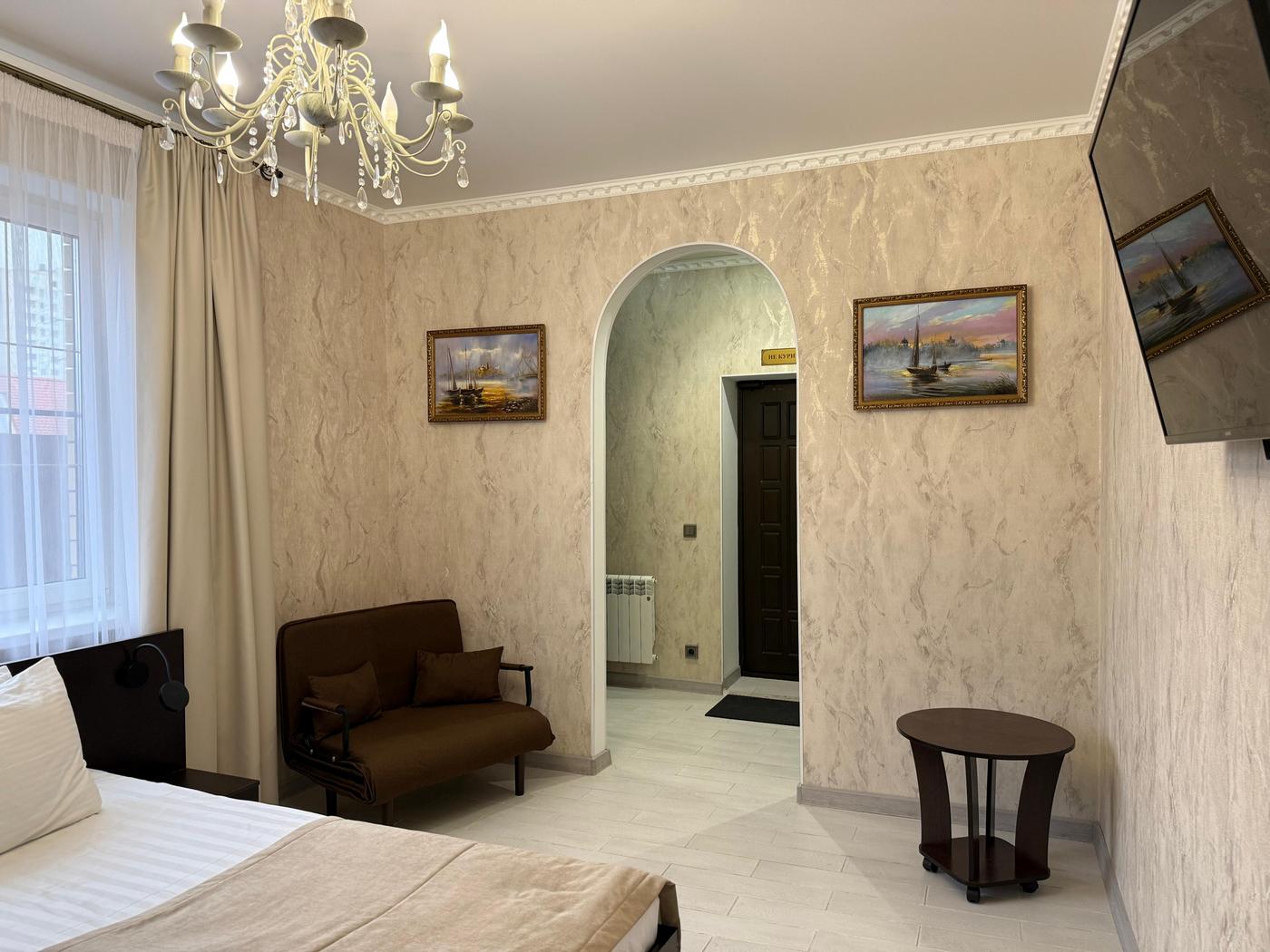 Номер Люкс-Приват с кроватью King-size или 2 раздельные кровати