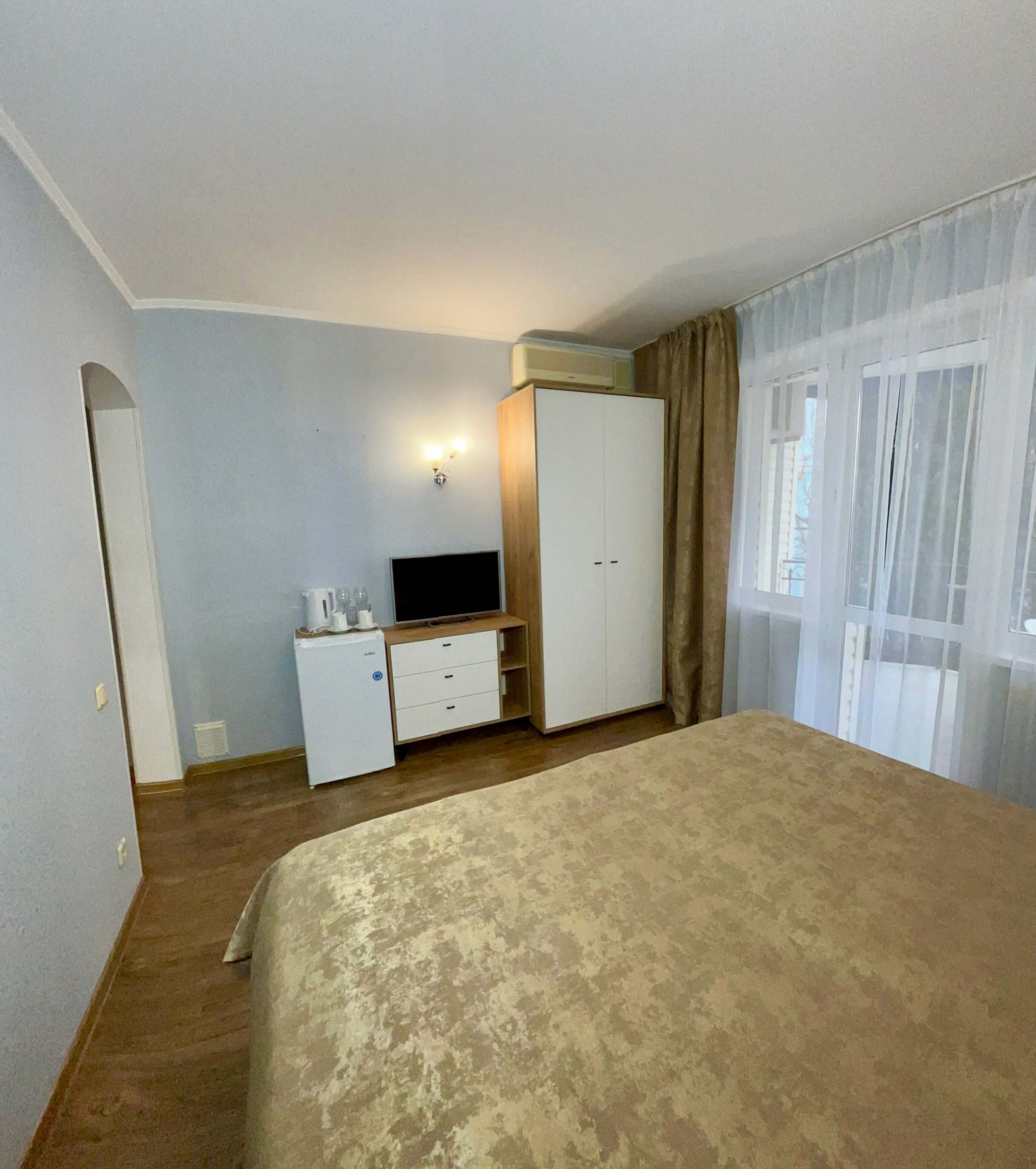 Двухместный номер с 1 кроватью или 2 отдельными кроватями и балконом