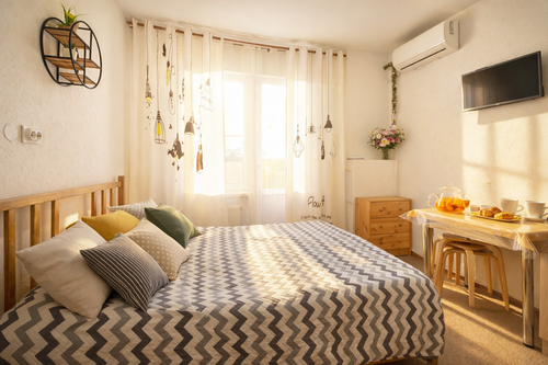 Двухместный номер-студия Делюкс с 1 кроватью в Максимум