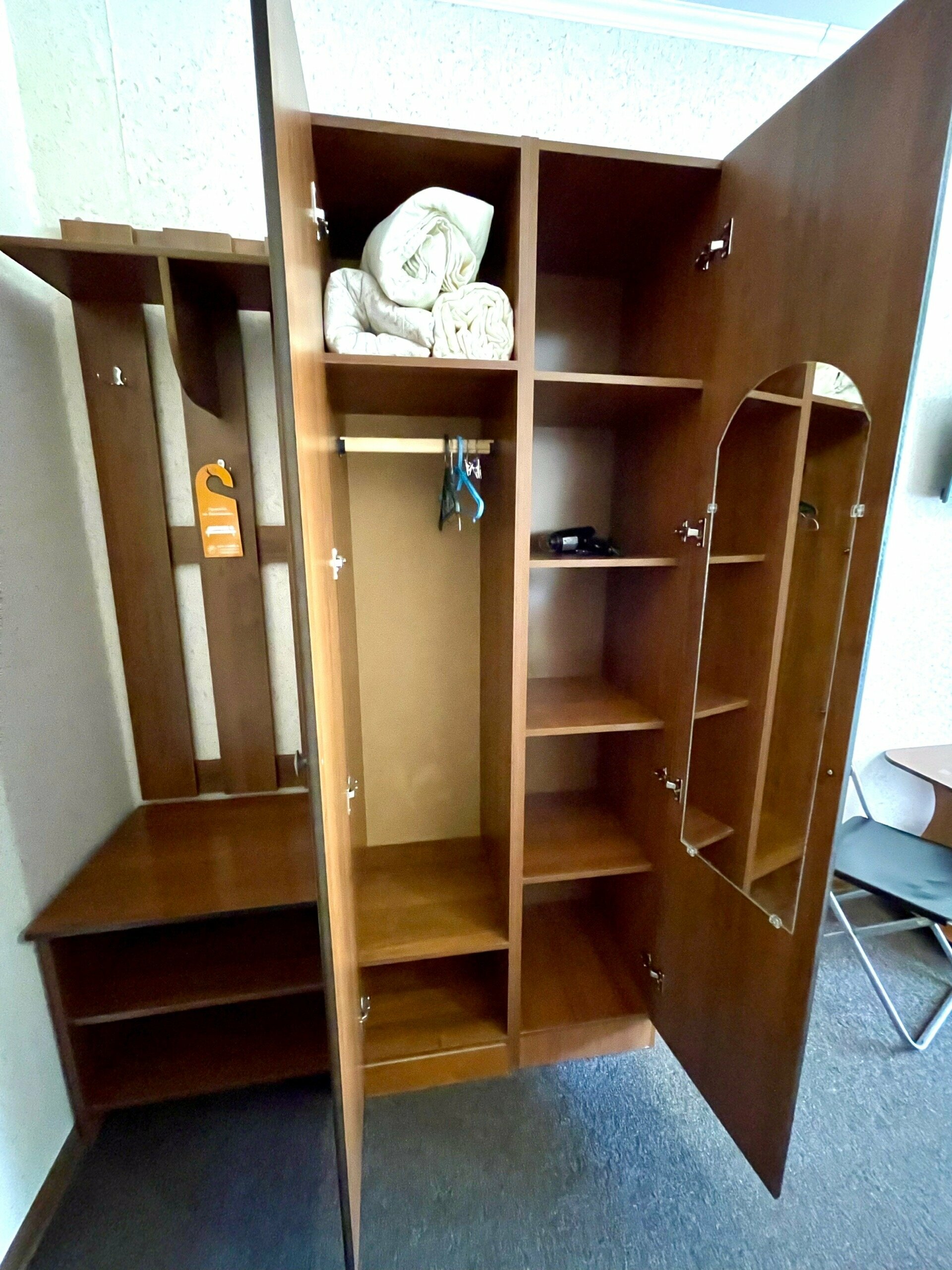 Двухместный номер с 1 кроватью и балконом