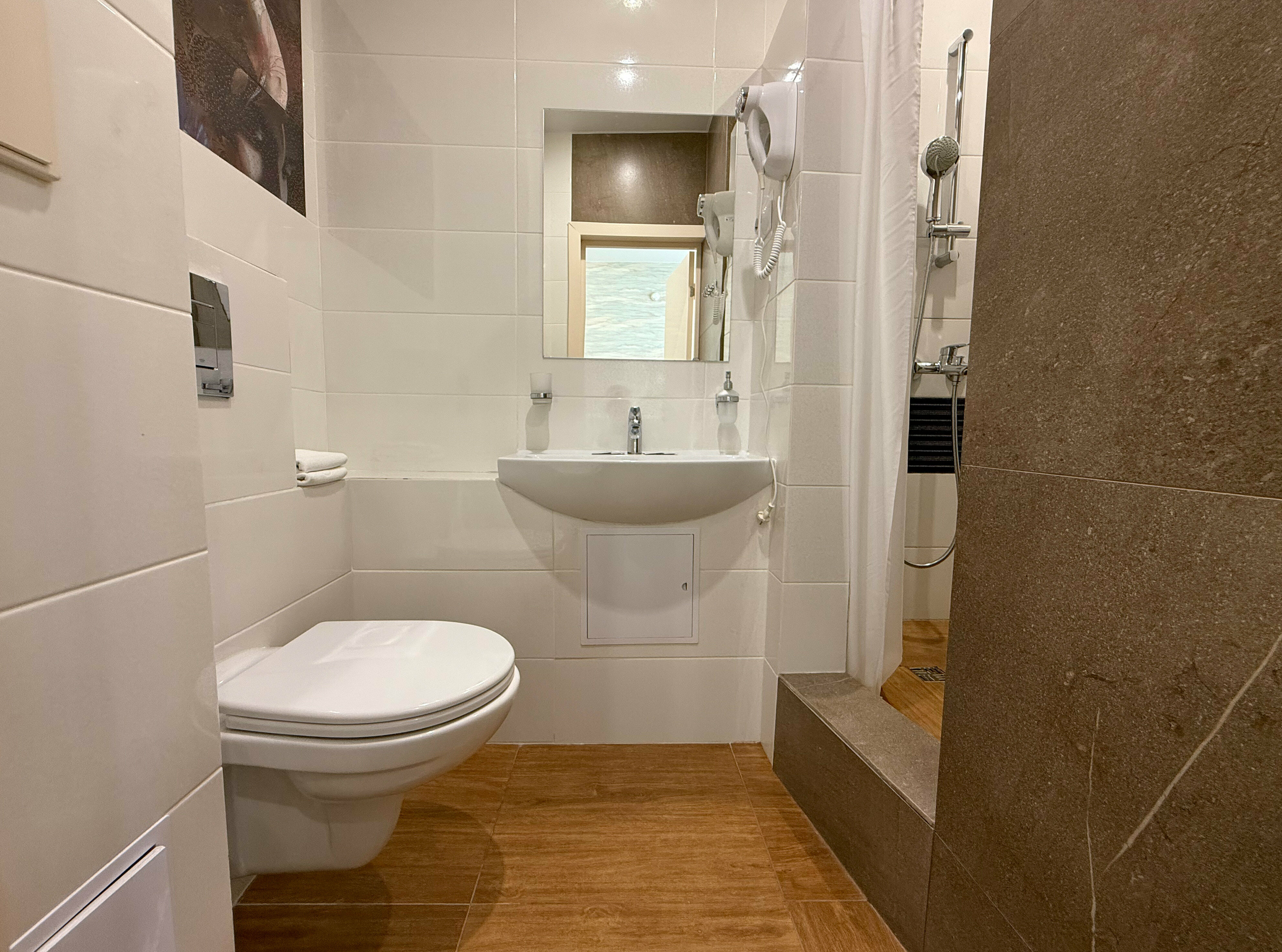 Двухместный номер с 1 кроватью и видом на горы