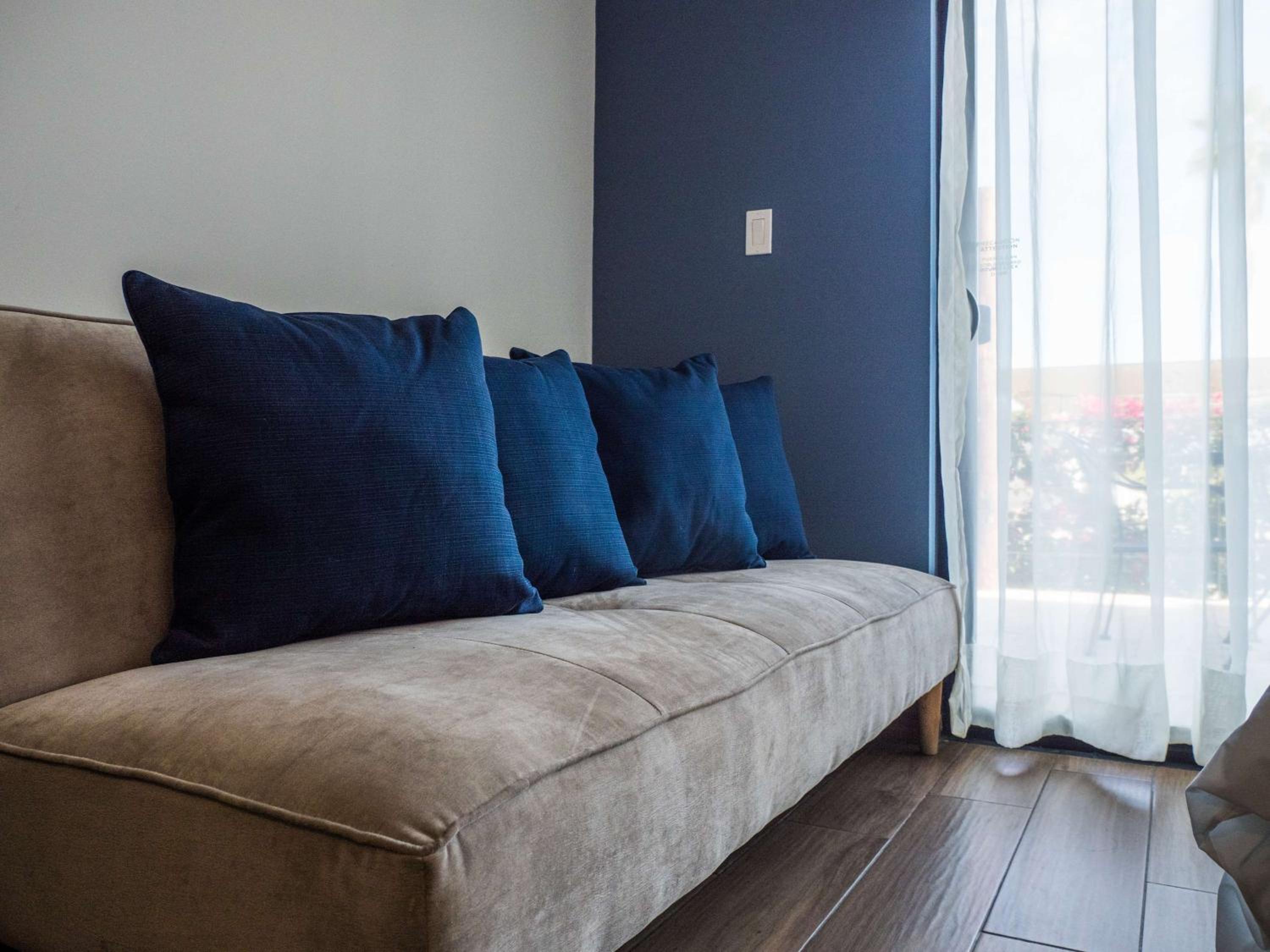 Double Suite with Two Double Beds with Sofa Bed