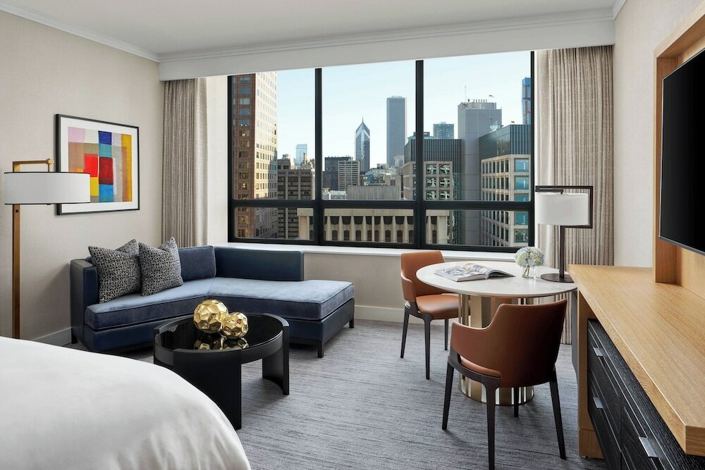 Club Room, 2 Double Beds, City View